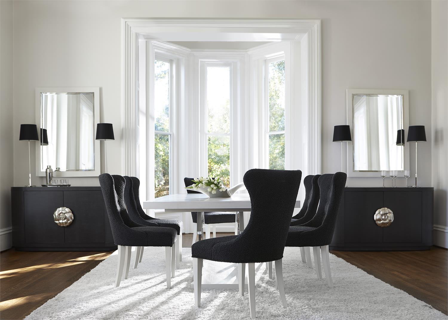 Bernhardt Furniture Silhouette Buffet in Onyx