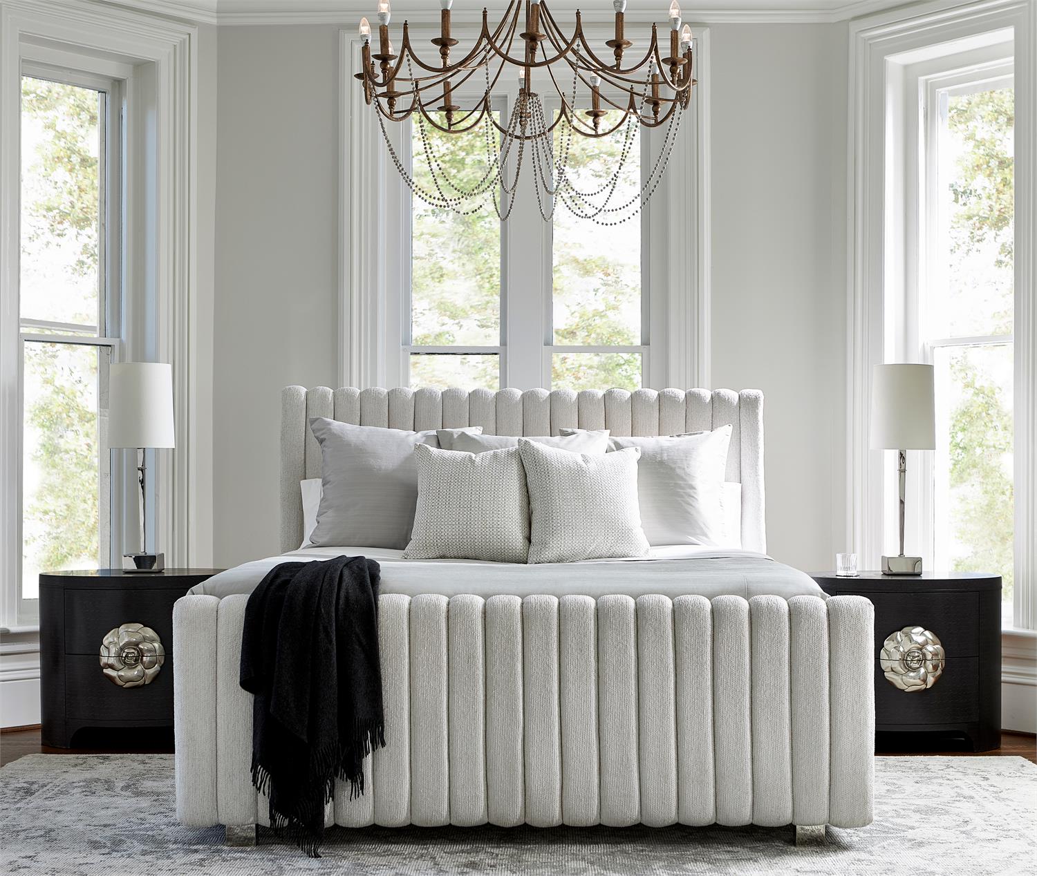 Bernhardt Furniture Silhouette Nightstand in Onyx