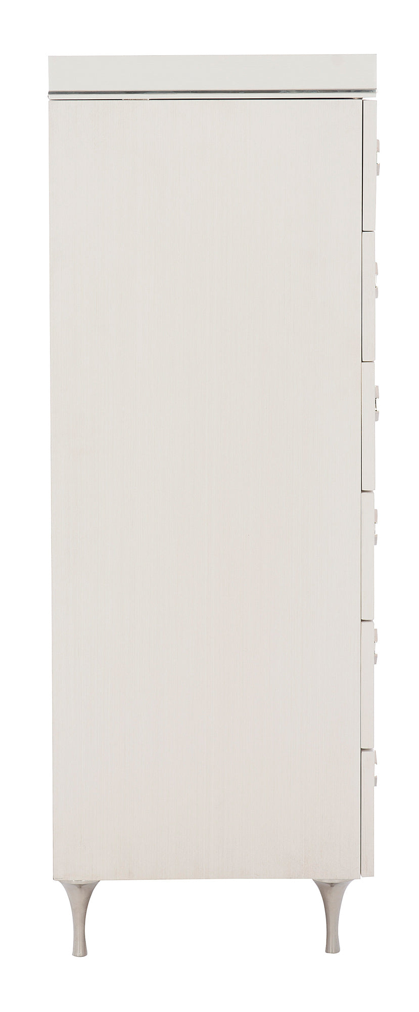 Bernhardt Furniture Silhouette Tall Drawer Chest in Eggshell
