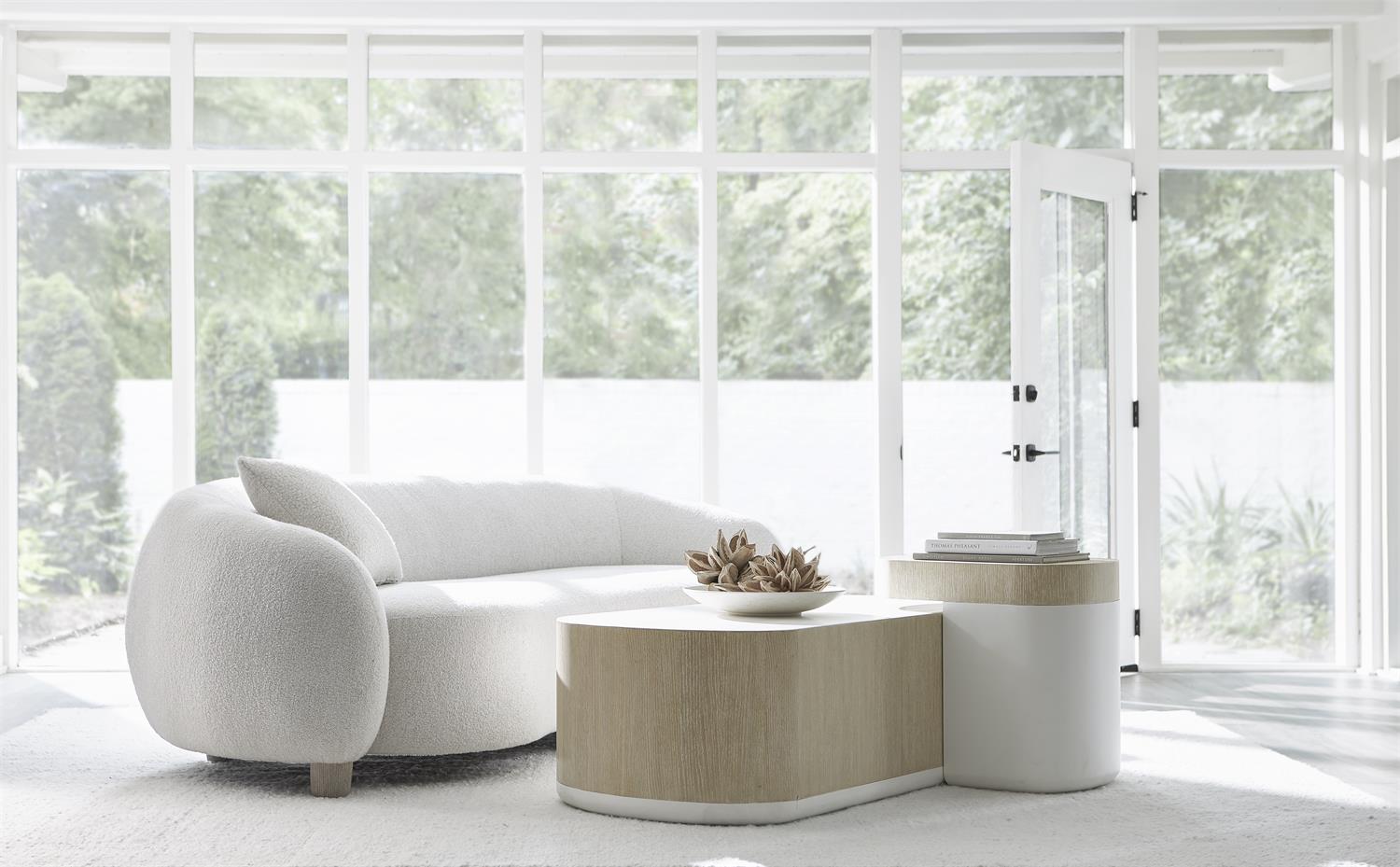 Bernhardt Furniture Solaria Cocktail Table in Dune/Fossil
