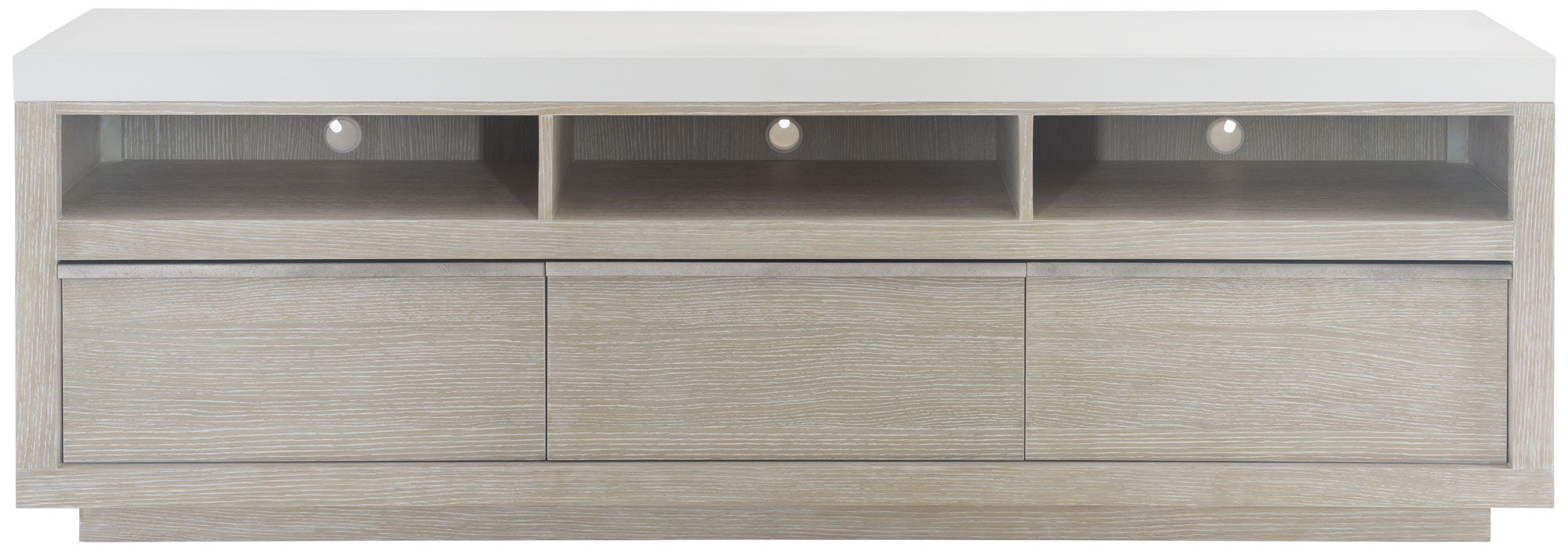 Bernhardt Furniture Solaria Entertainment Credenza in Dune/Fossil
