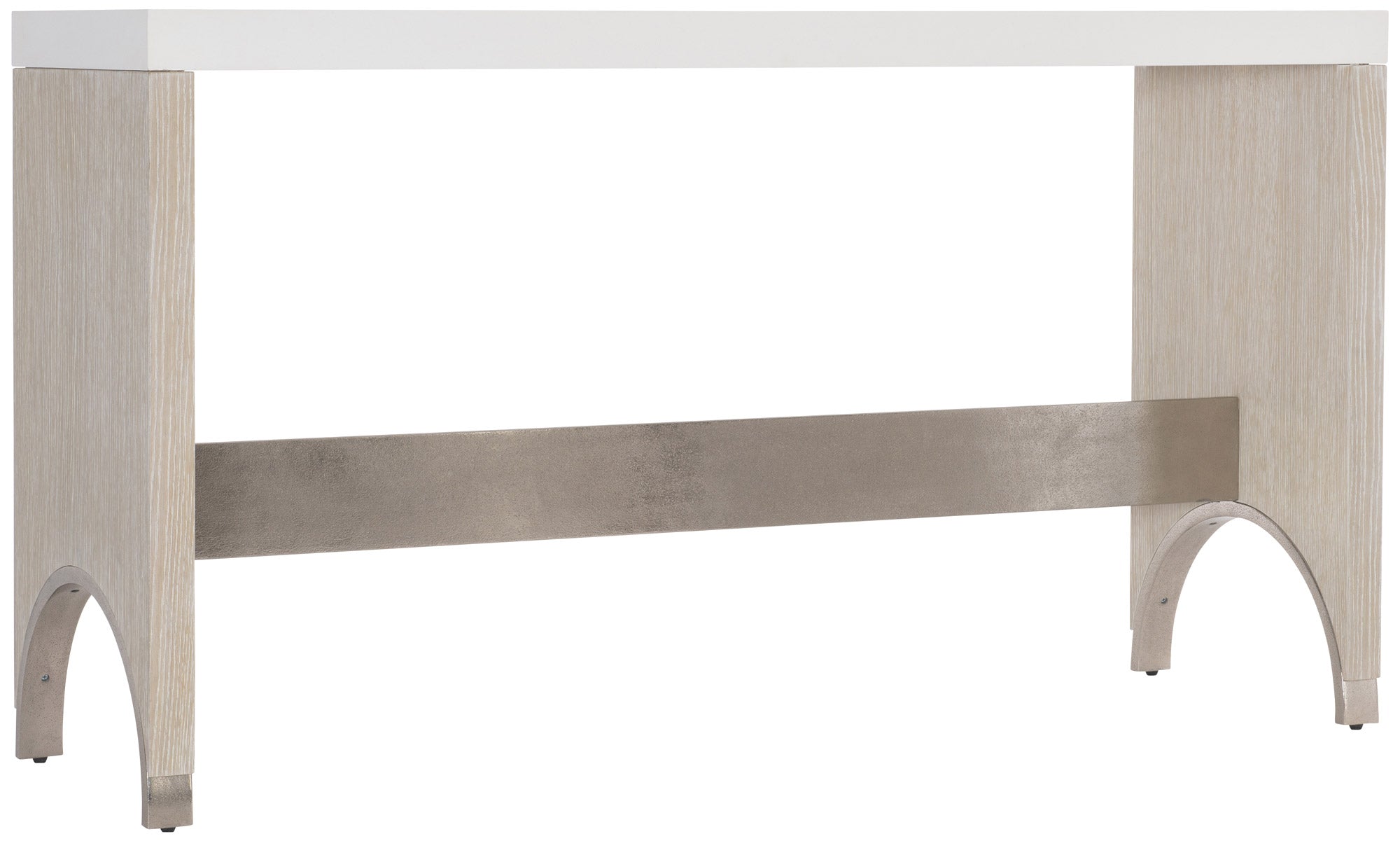 Bernhardt Furniture Solaria Console Table in Dune/Fossil
