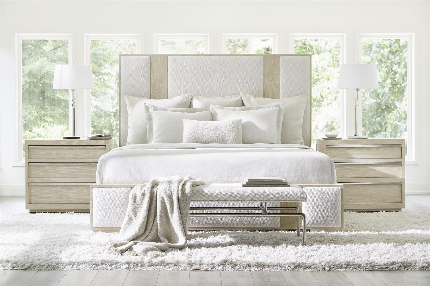 Bernhardt Furniture Solaria Bench in Fossil