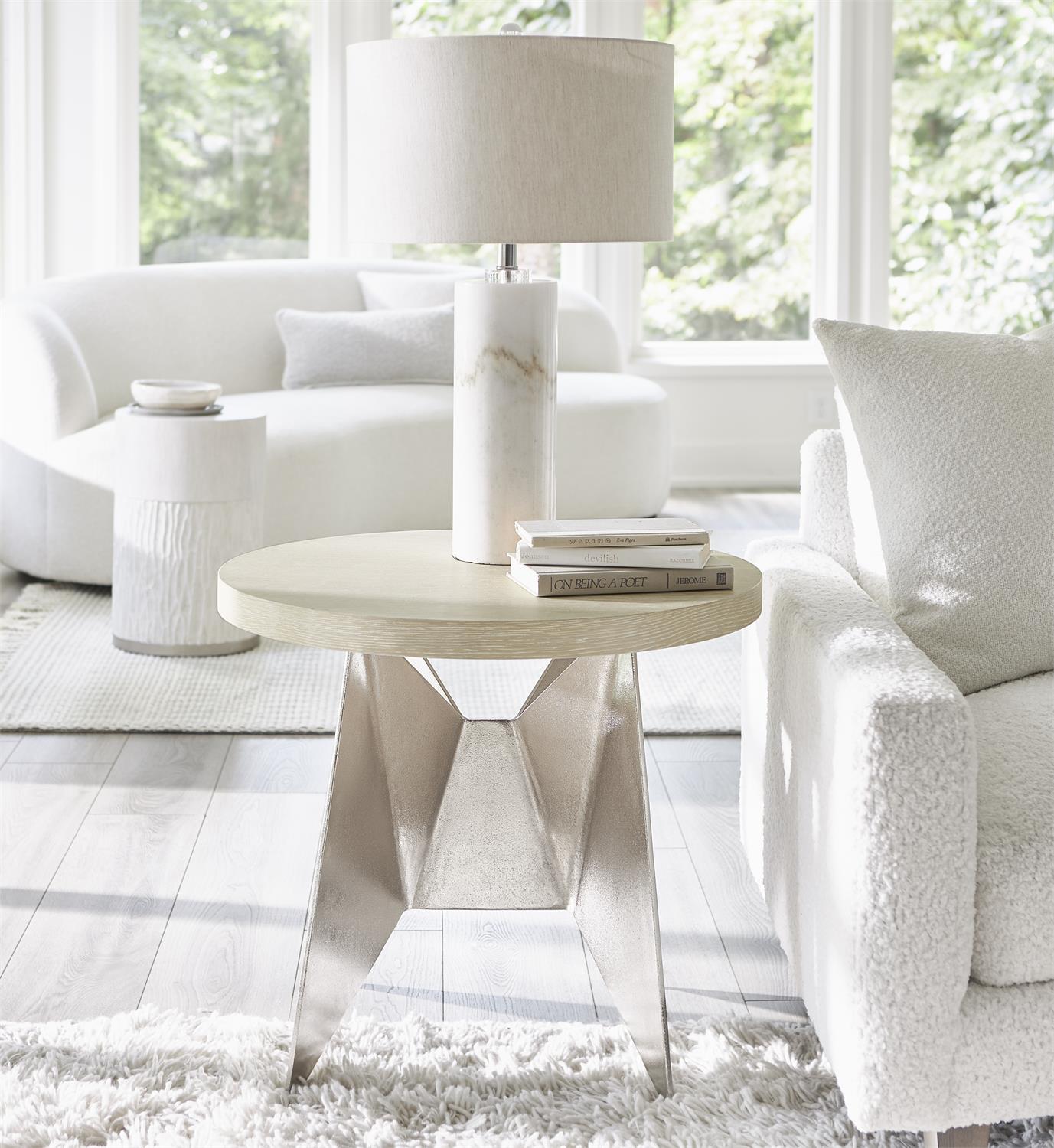 Bernhardt Furniture Solaria End Table in Dune
