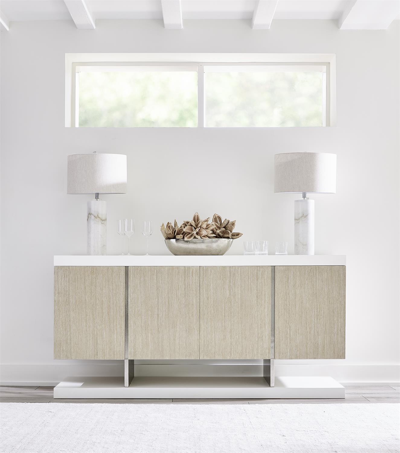 Bernhardt Furniture Solaria Sideboard in Dune/Fossil