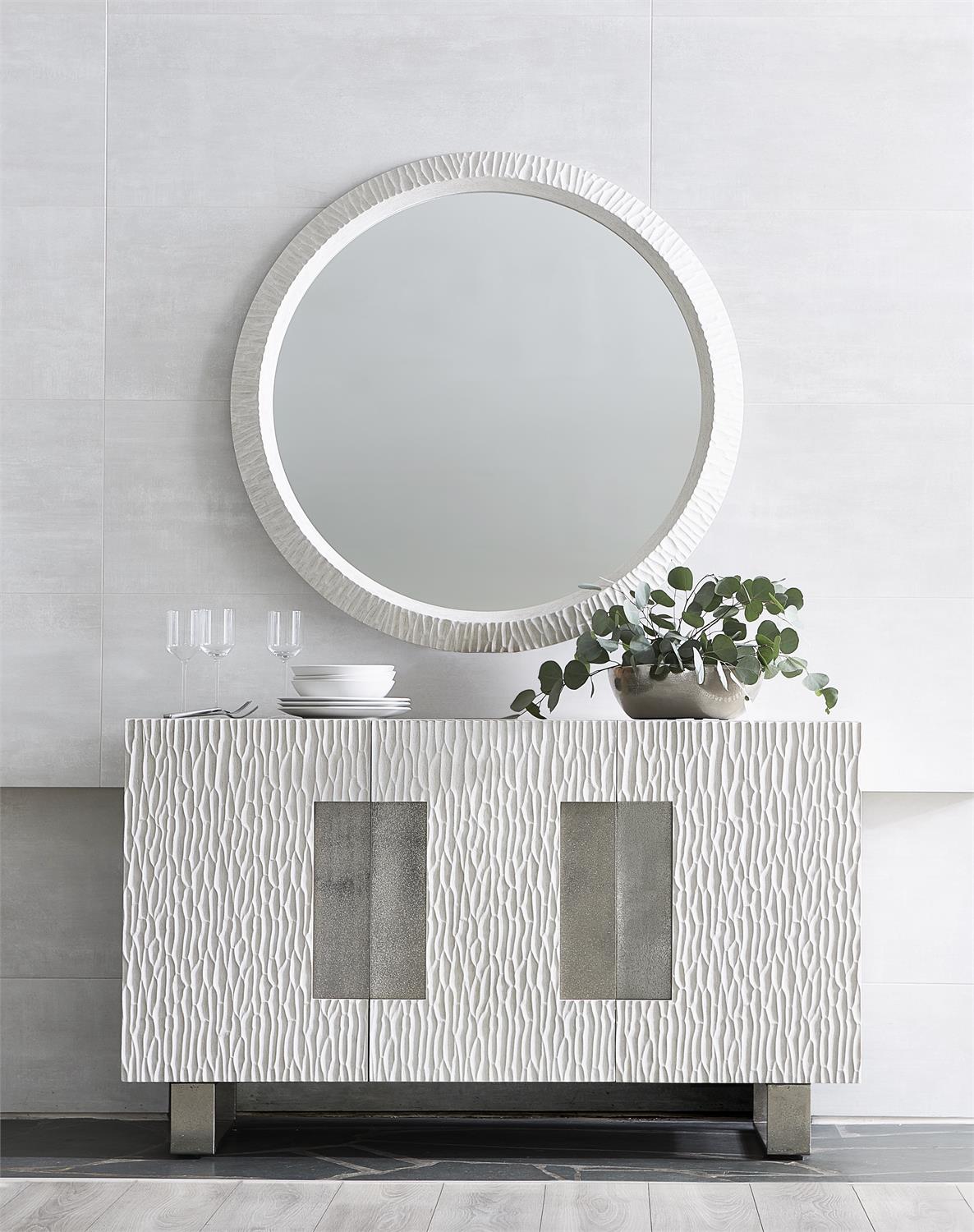 Bernhardt Furniture Solaria Mirror in Bone