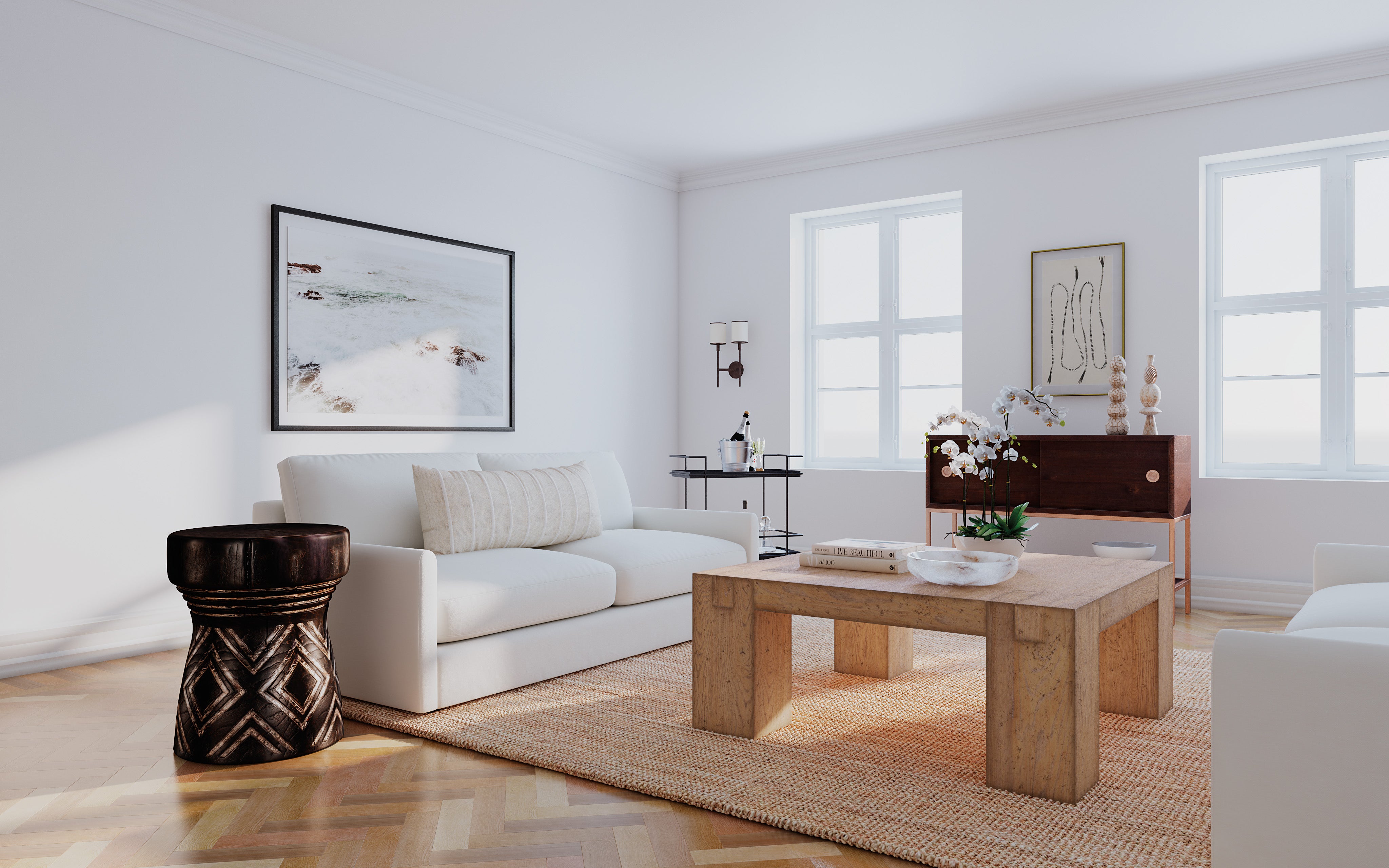 Hooker Furniture Commerce & Market Square Cocktail Table in Medium Wood