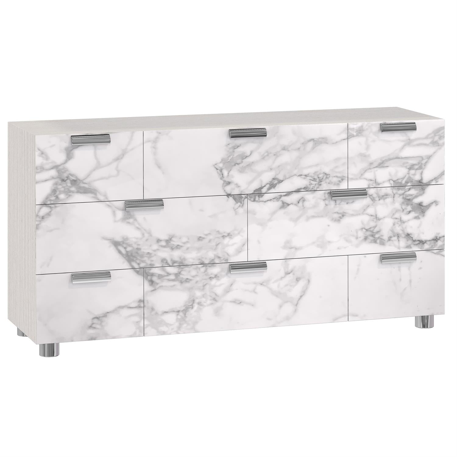 Bernhardt Furniture Stratum Dresser in Mist/Arabescato