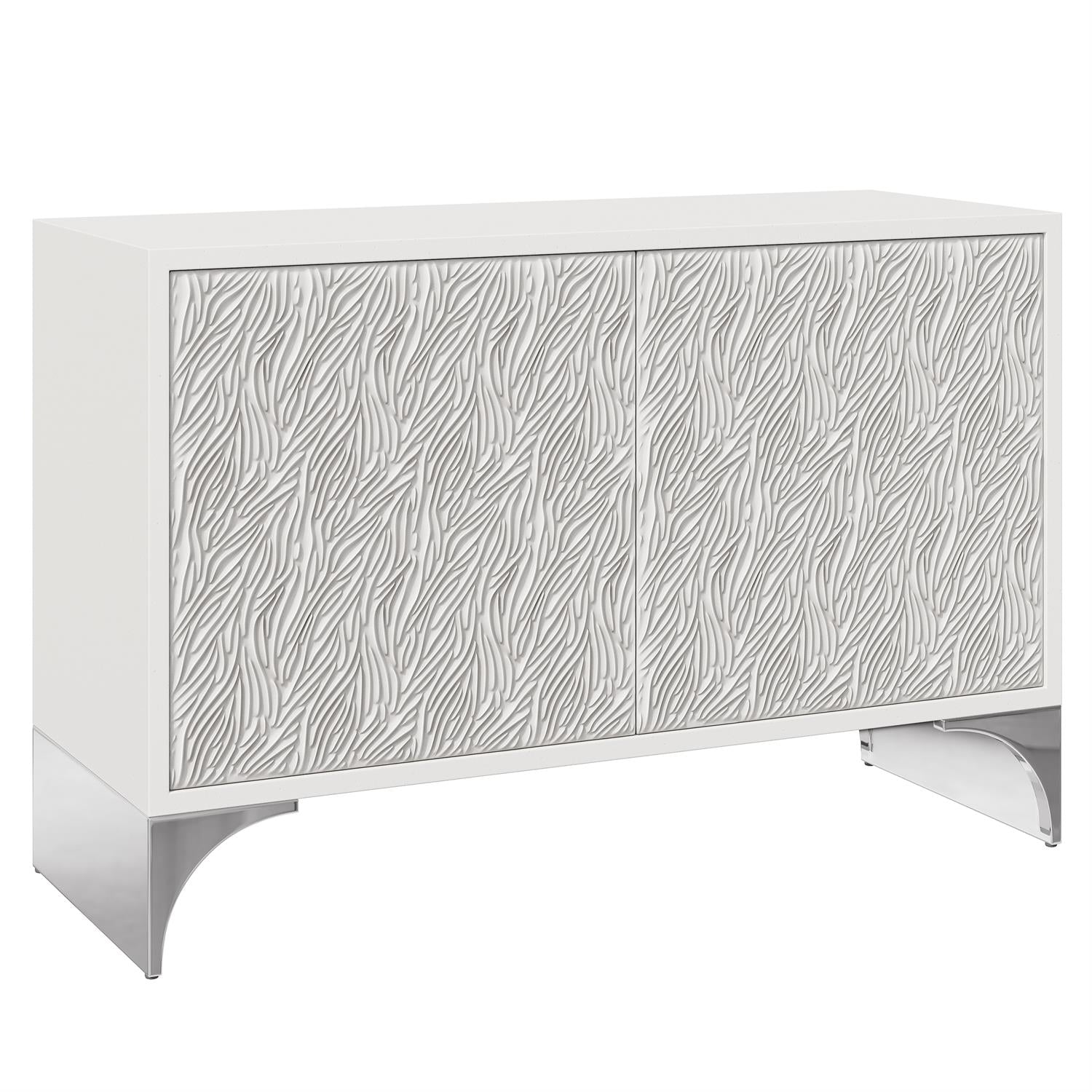 Bernhardt Furniture Stratum Door Chest in Mist/Fossil