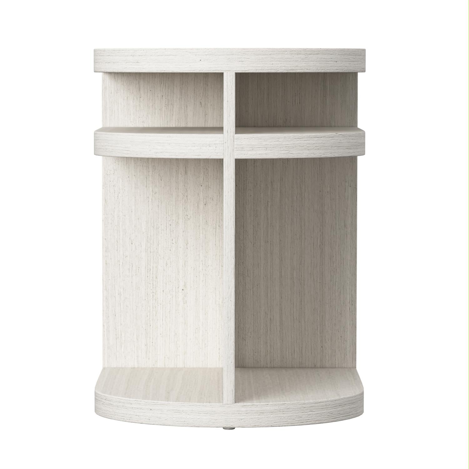 Bernhardt Furniture Stratum Side Table in Mist/Fossil