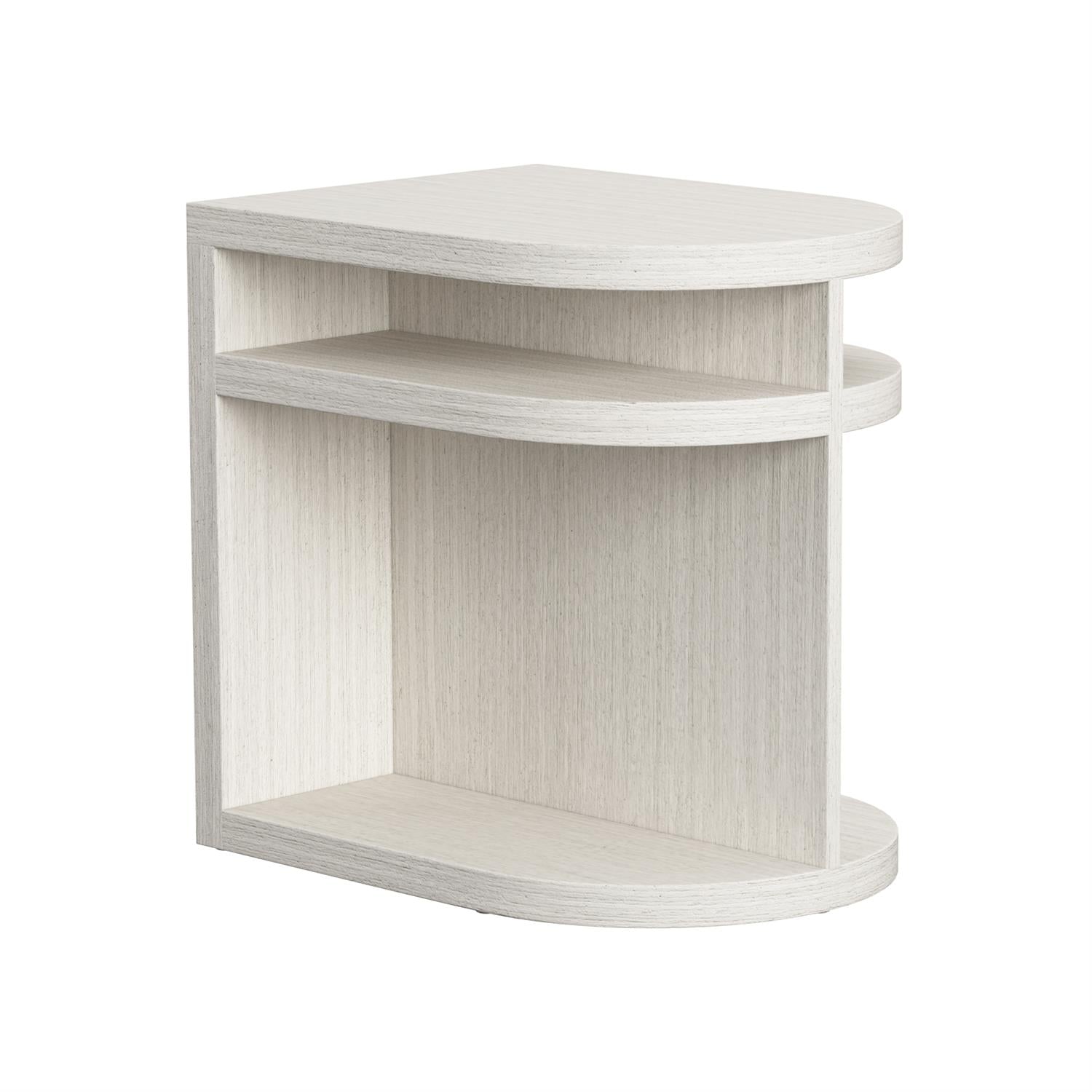 Bernhardt Furniture Stratum Side Table in Mist/Fossil