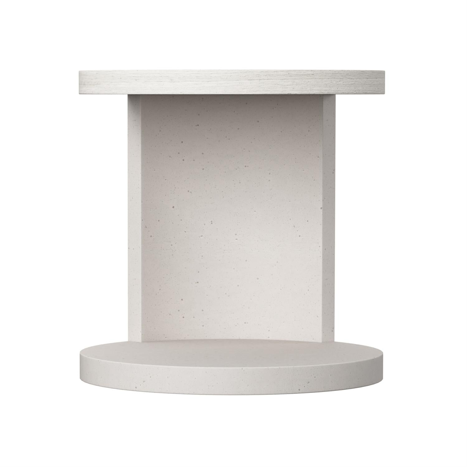 Bernhardt Furniture Stratum Side Table in Fossil
