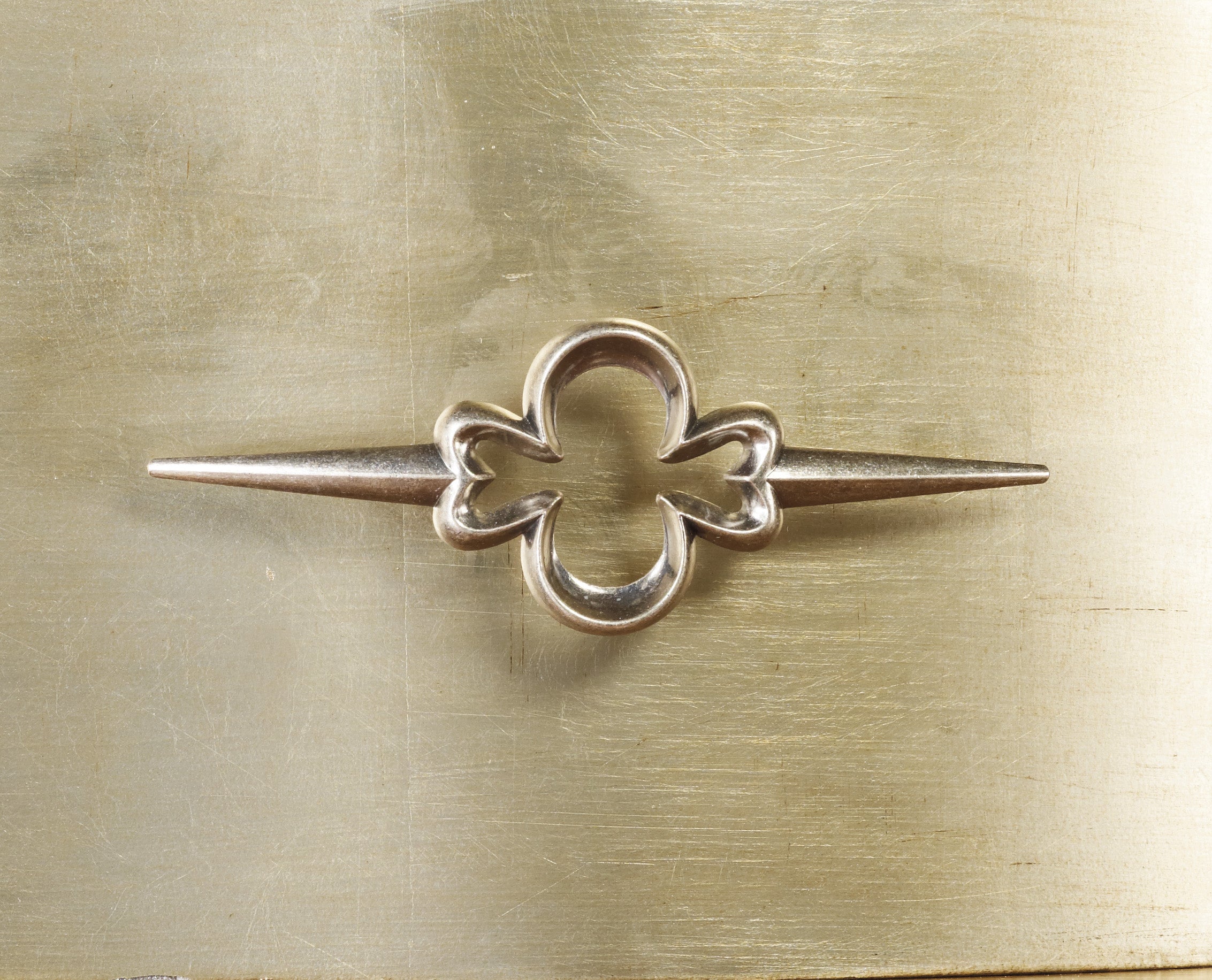 Hooker Furniture Sanctuary Three-Drawer Shaped Front Gold Chest in Gold