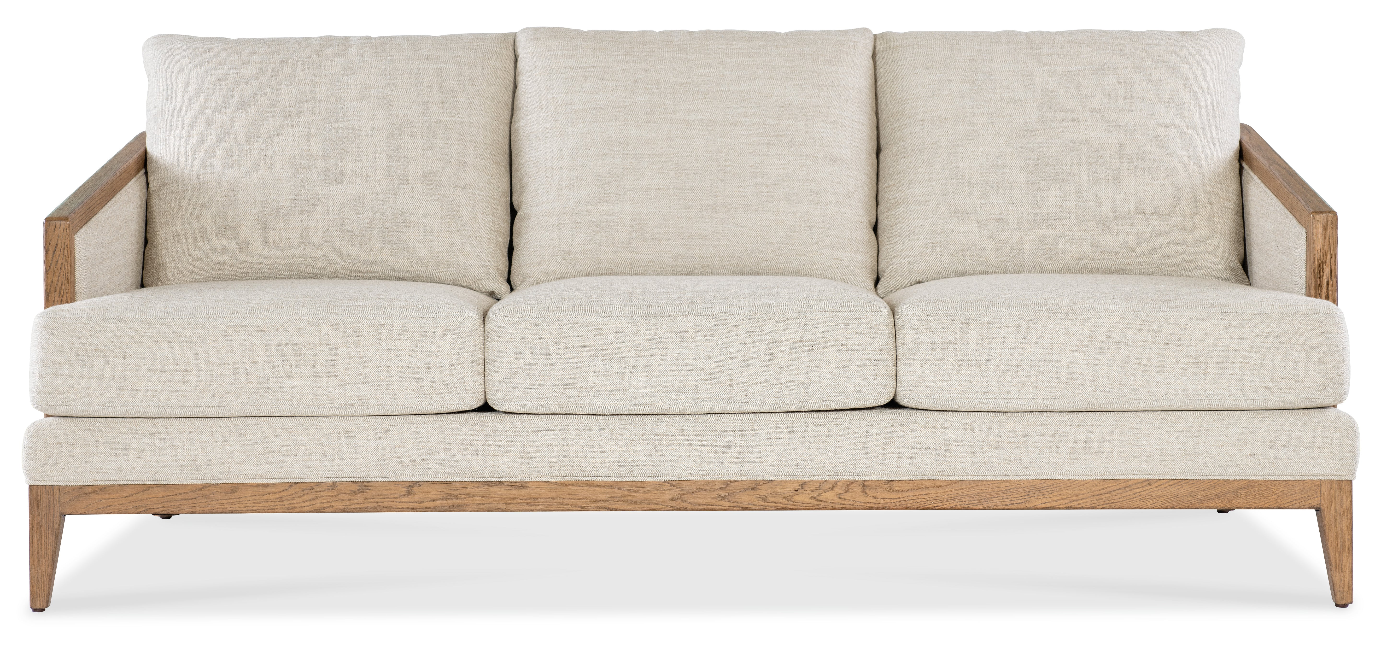 Hooker Furniture Enveyed Stationary Sofa in Beige