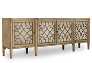 Hooker Furniture Sanctuary Four-Door Mirrored Console - Surf-Visage