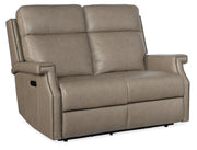 Hooker Furniture Vaughn Zero Gravity Loveseat with Power Headrest in Grey