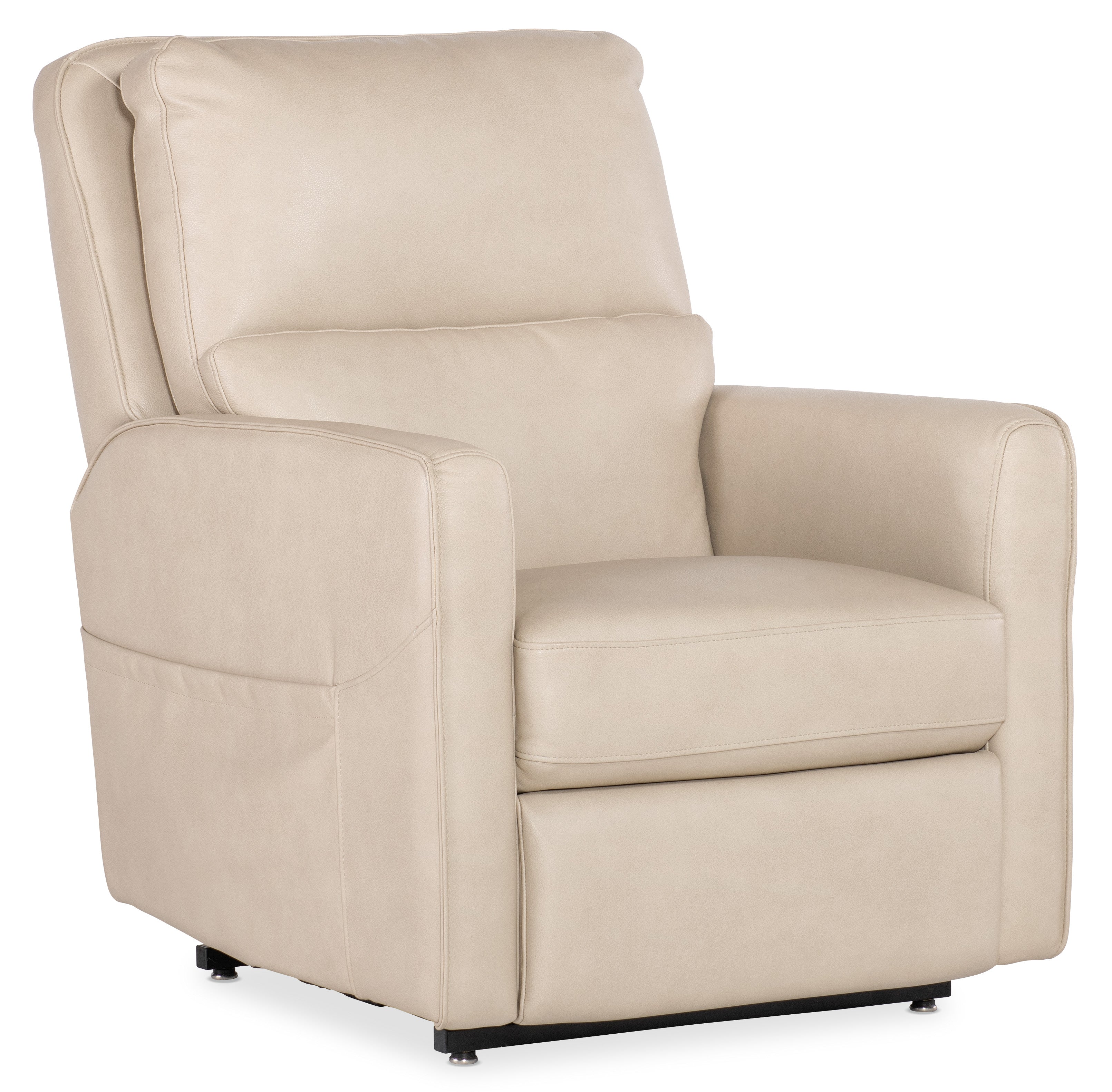 Hooker Furniture Flynn Power Recliner w/ Power Headrest, Lumbar, and Lift in Beige