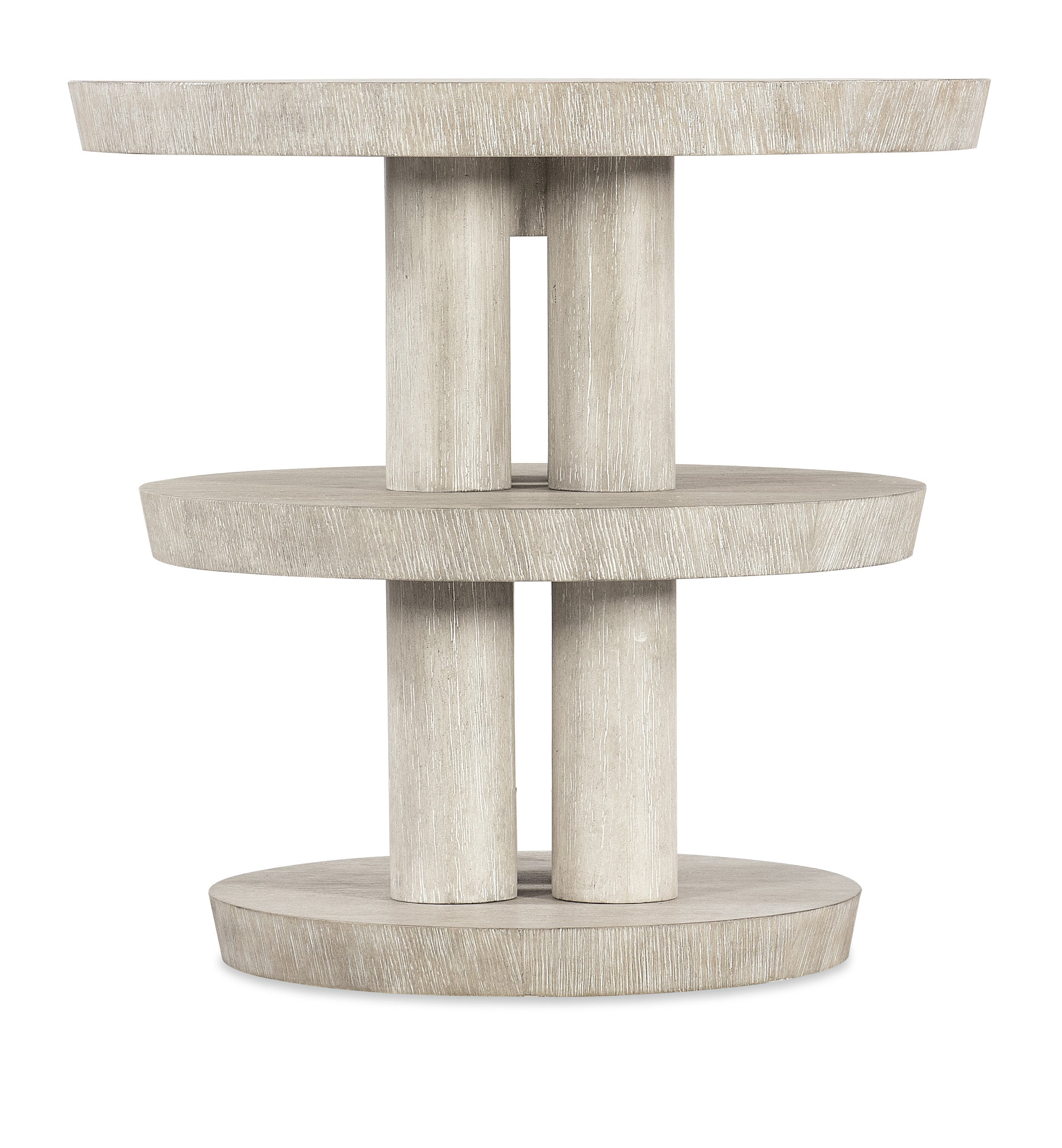 Hooker Furniture Modern Mood Round Side Table in Light Brown