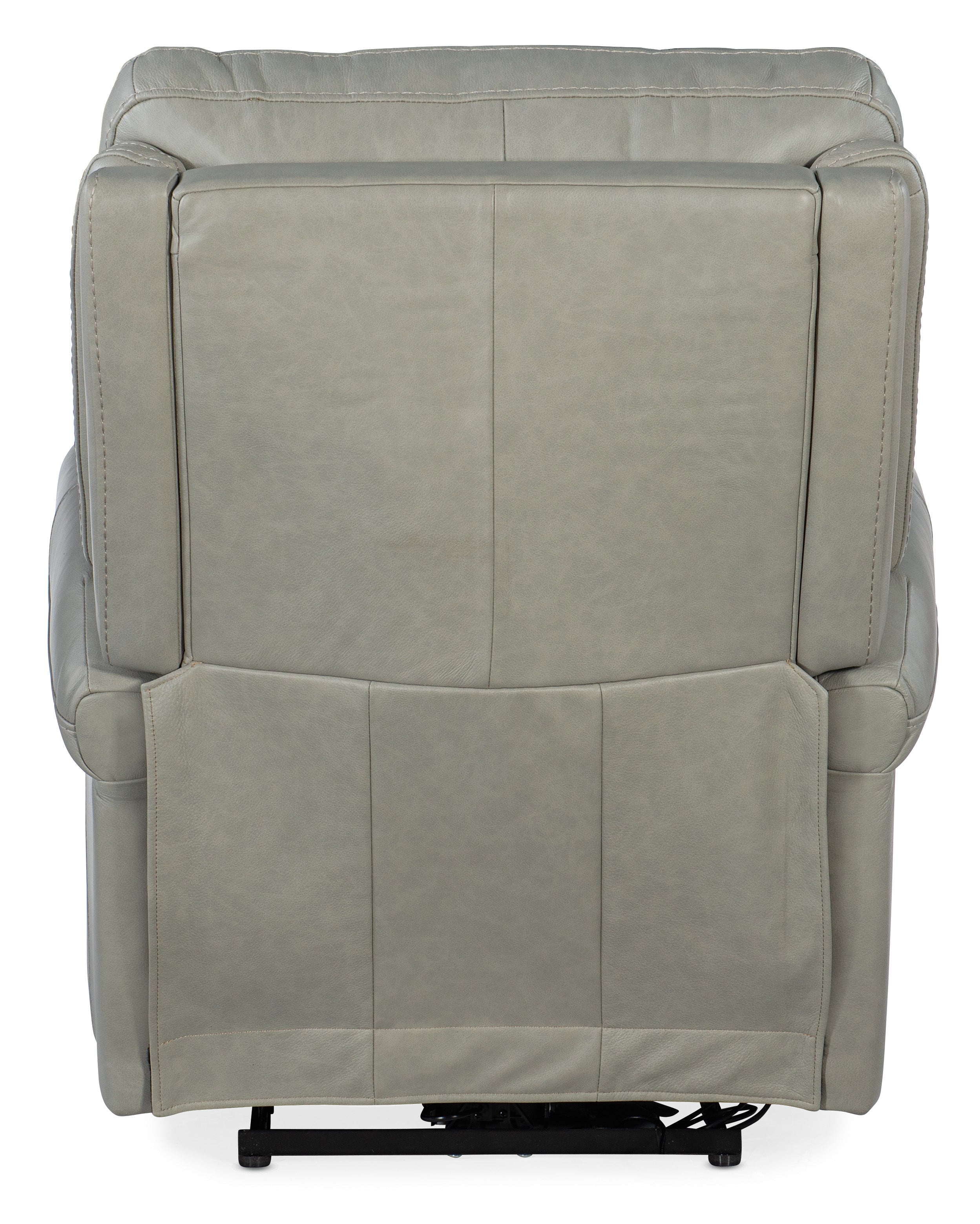 Hooker Furniture Carroll Power Recliner with Power Headrest & Lumbar in Light Gray