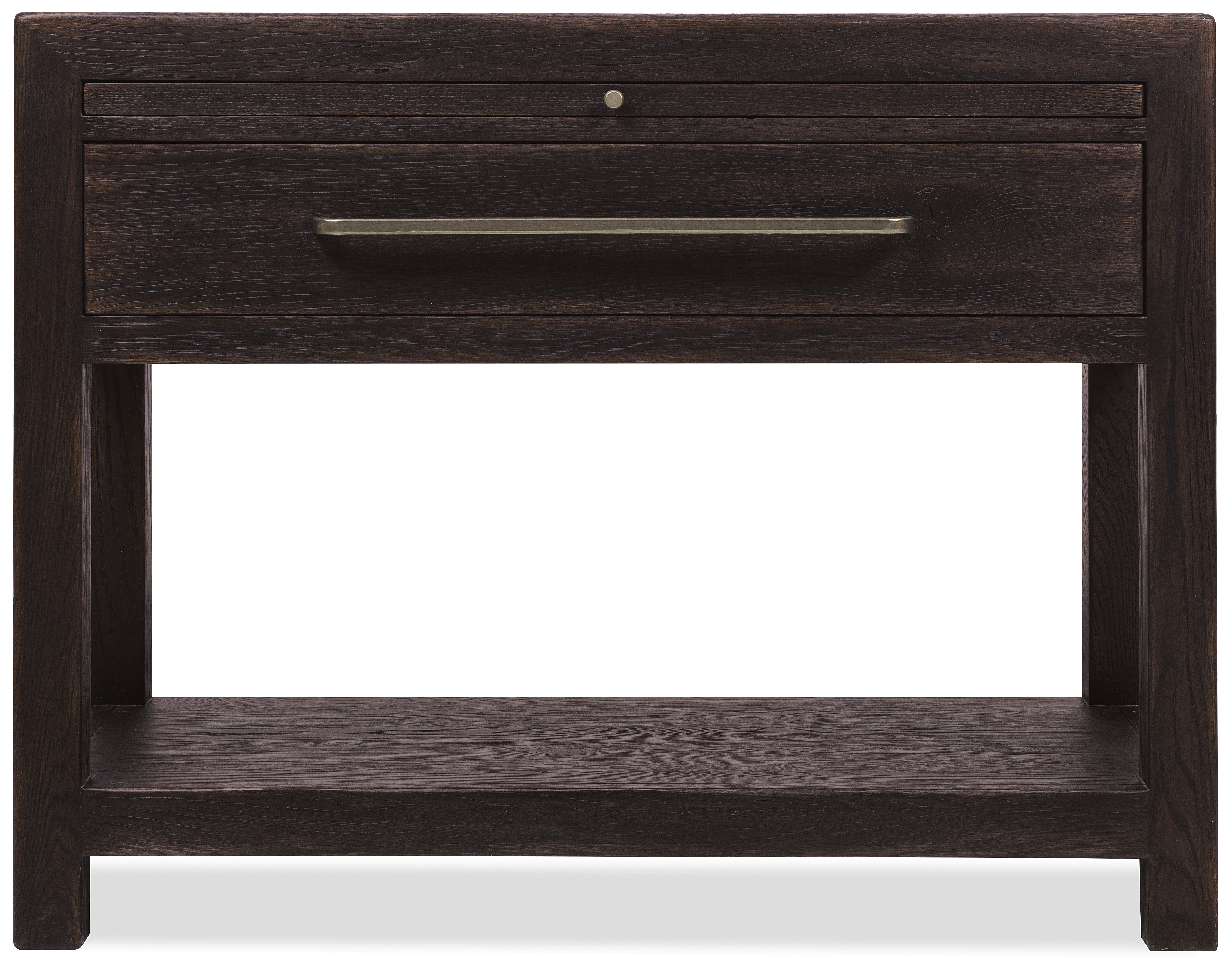Hooker Furniture Driftwood One-Drawer Nightstand with Stone
