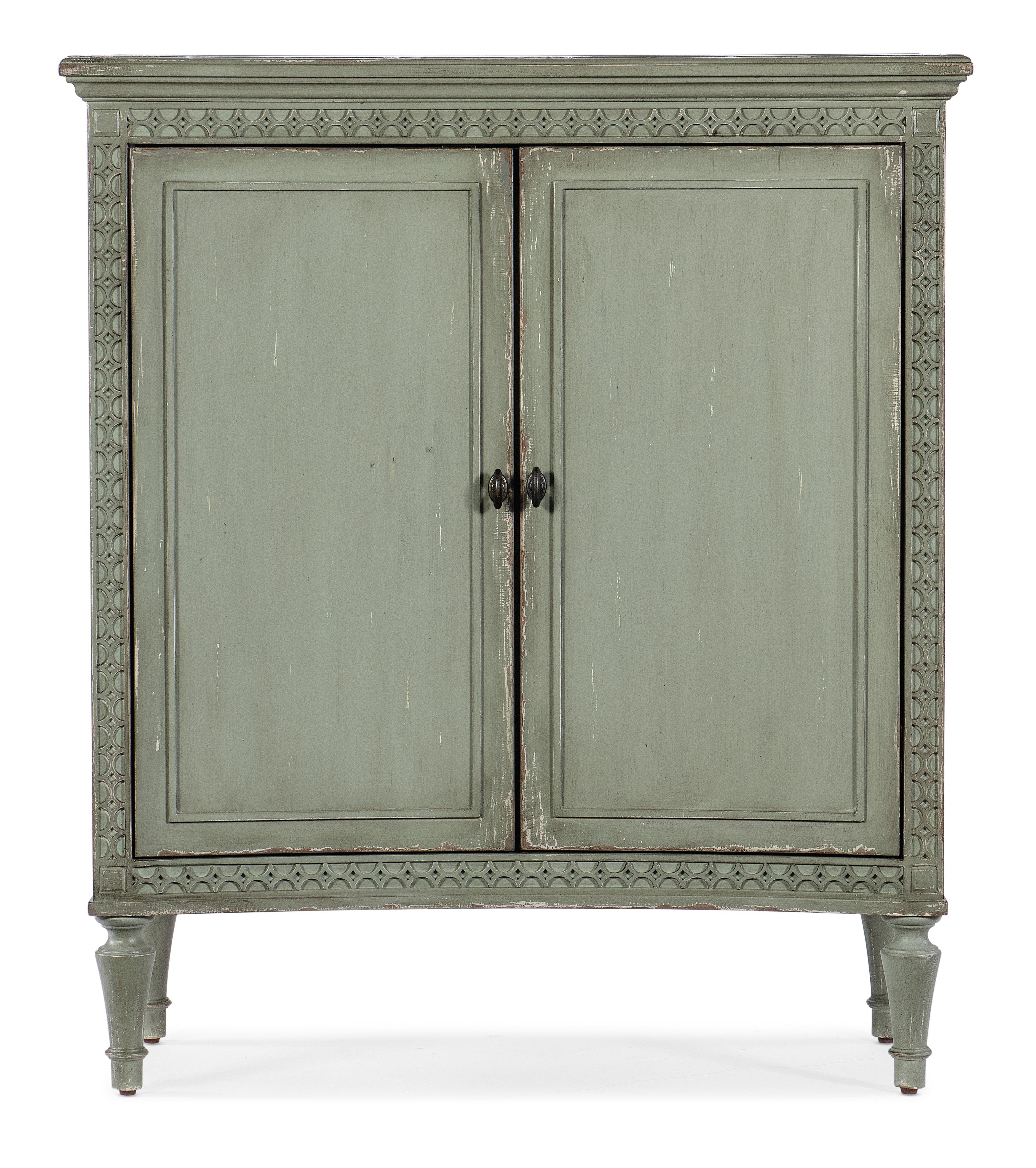 Hooker Furniture Charleston Two-Door Accent Chest in Greens