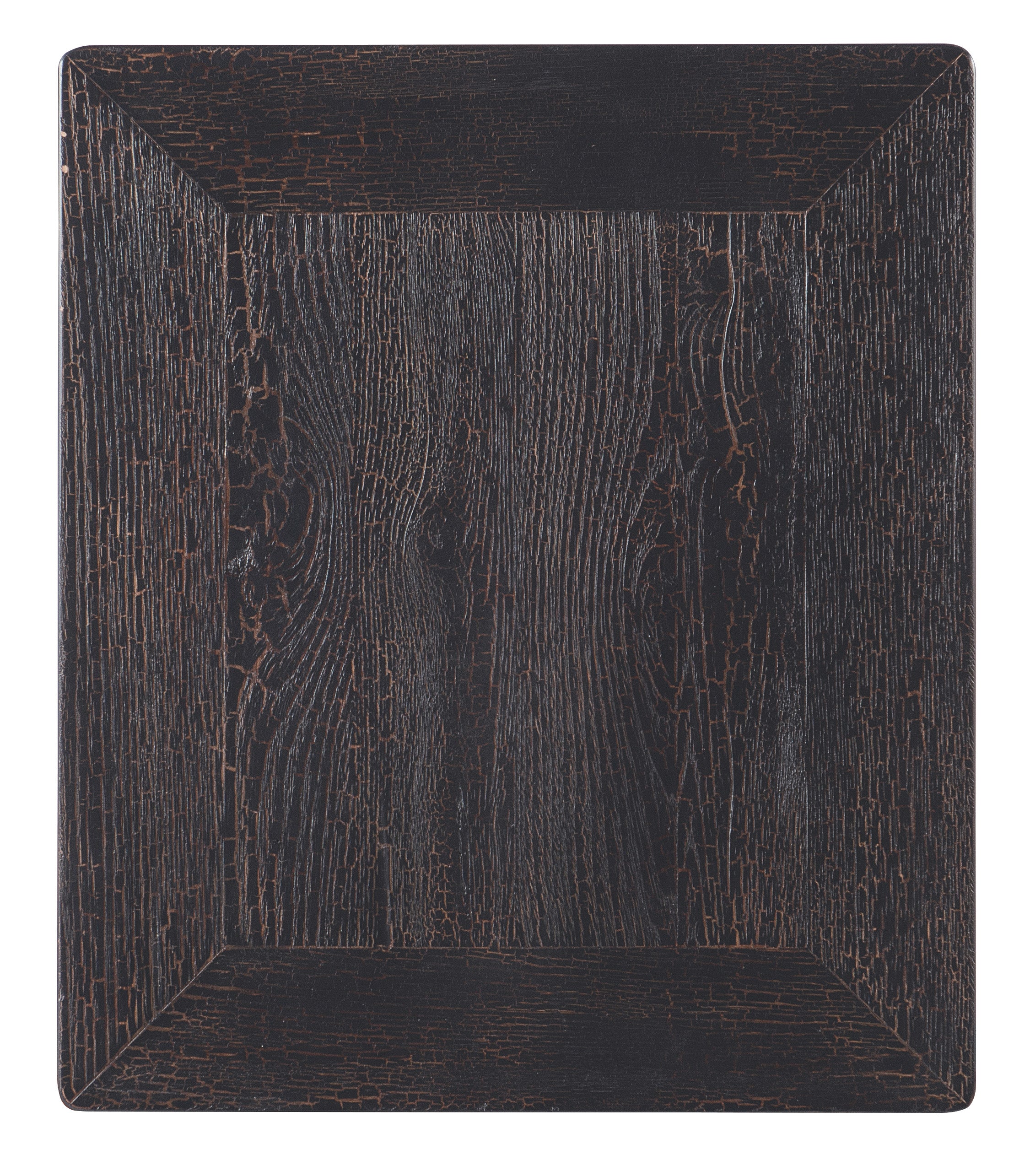 Hooker Furniture Big Sky Turned Leg End Table in Medium Brown