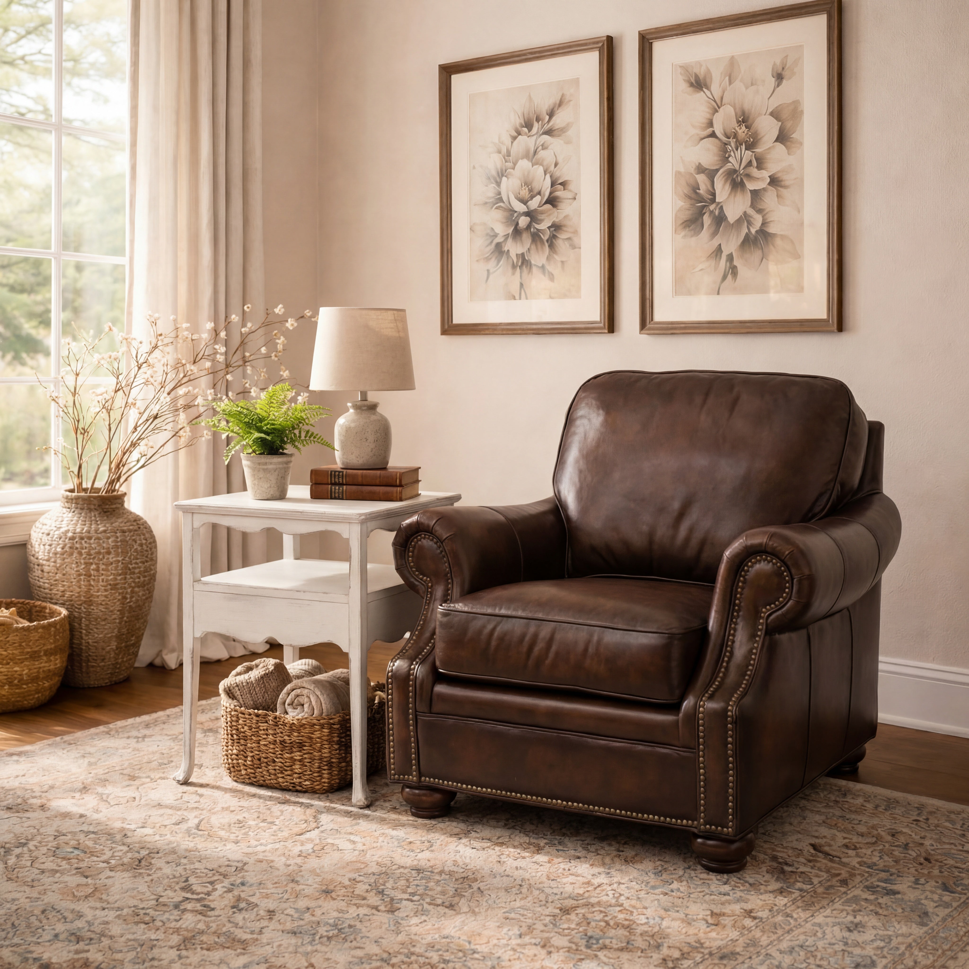 Hooker Furniture Montgomery Chair in Brown