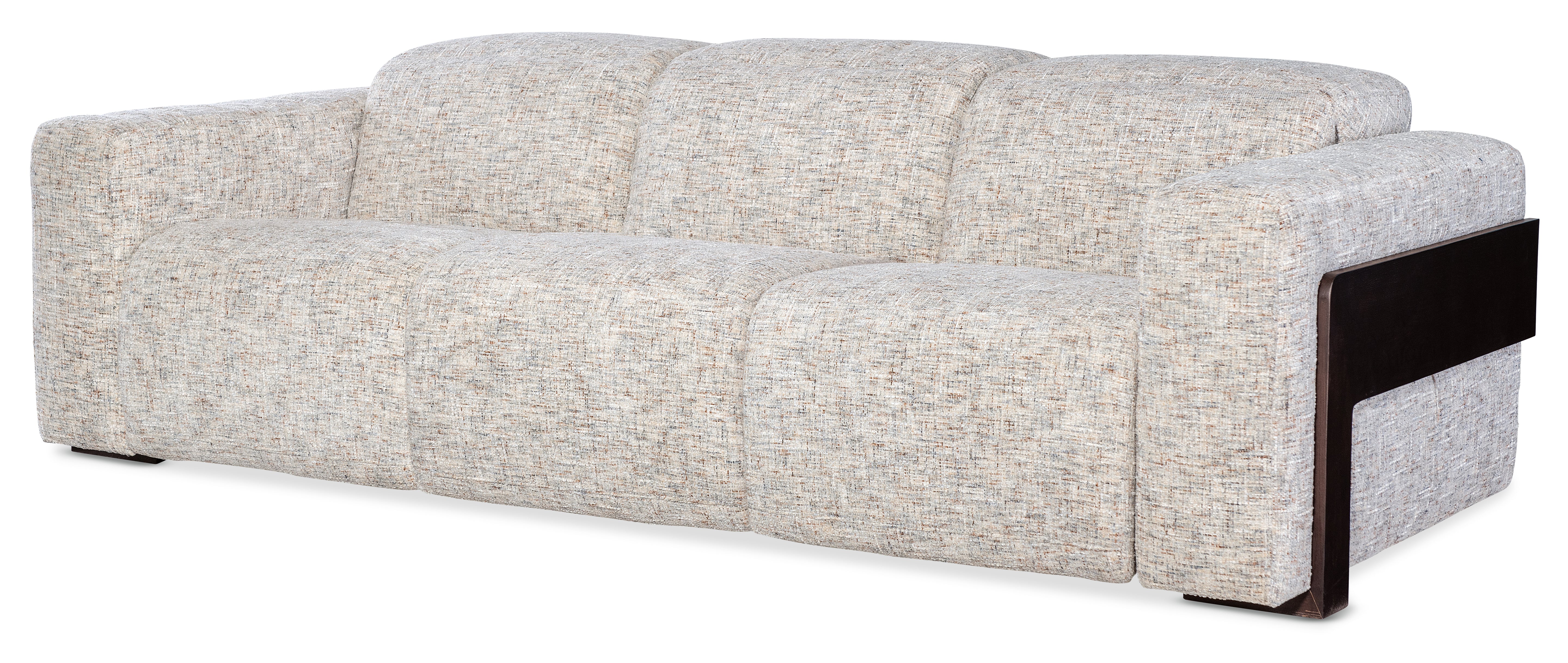 Hooker Furniture Atlas Power Sofa with Power Headrest in Multicolored
