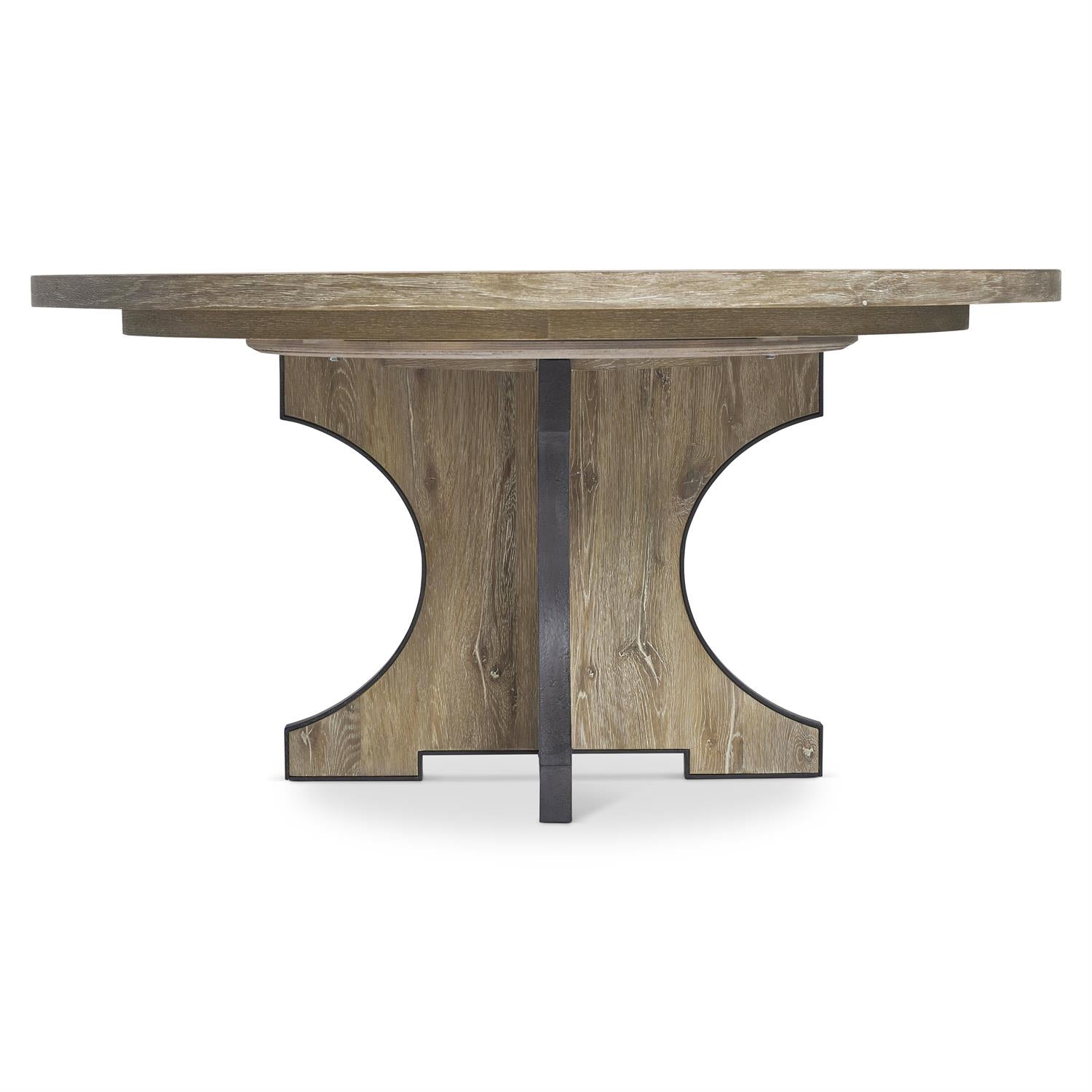 Bernhardt Furniture Tribeca Round Dining Table in Aurum