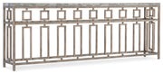 Hooker Furniture Alfresco Lapilli Console Table in Champagne