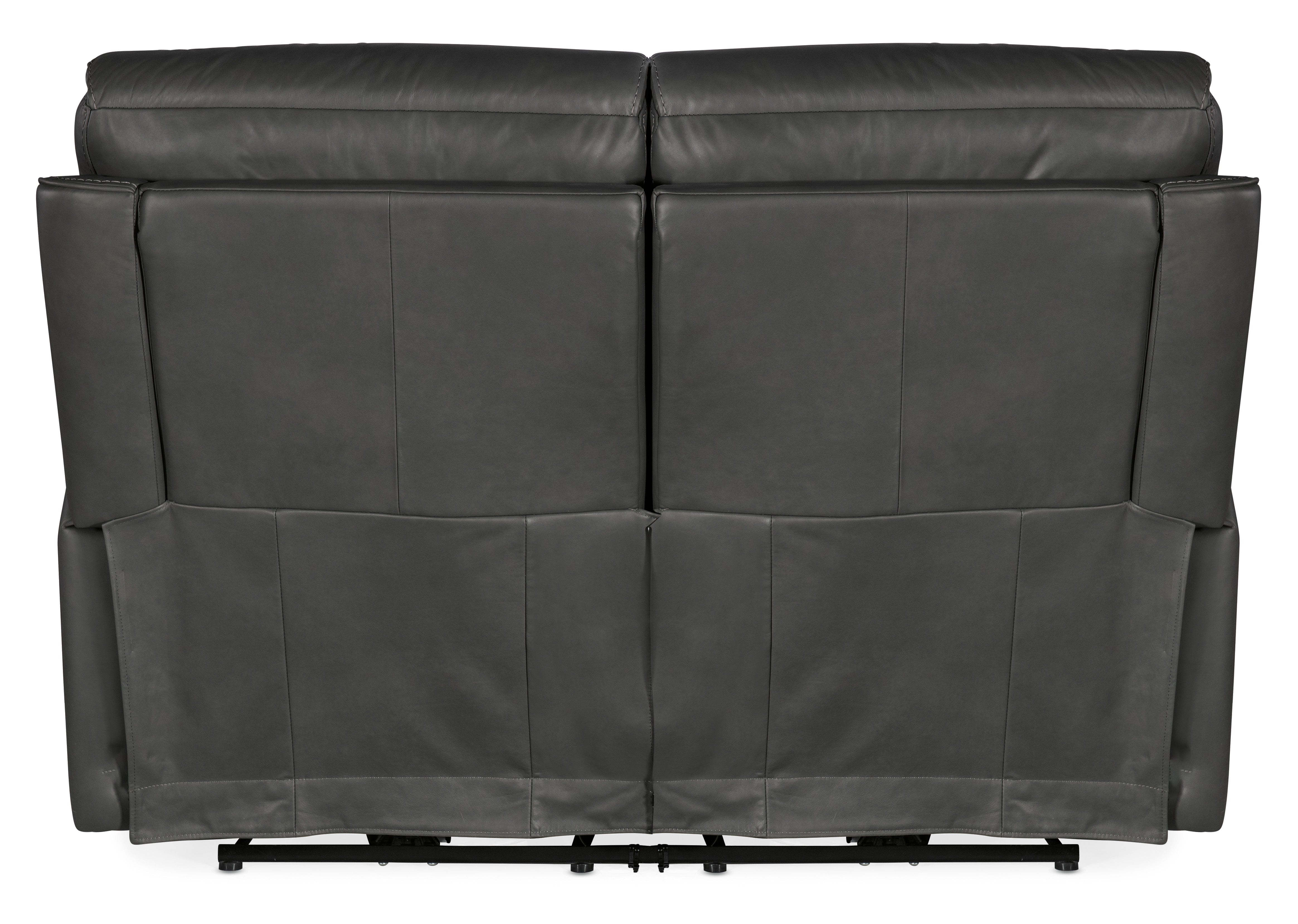 Hooker Furniture Lyra Zero Gravity Power Loveseat with Power Headrest and Lumbar in Medium Gray