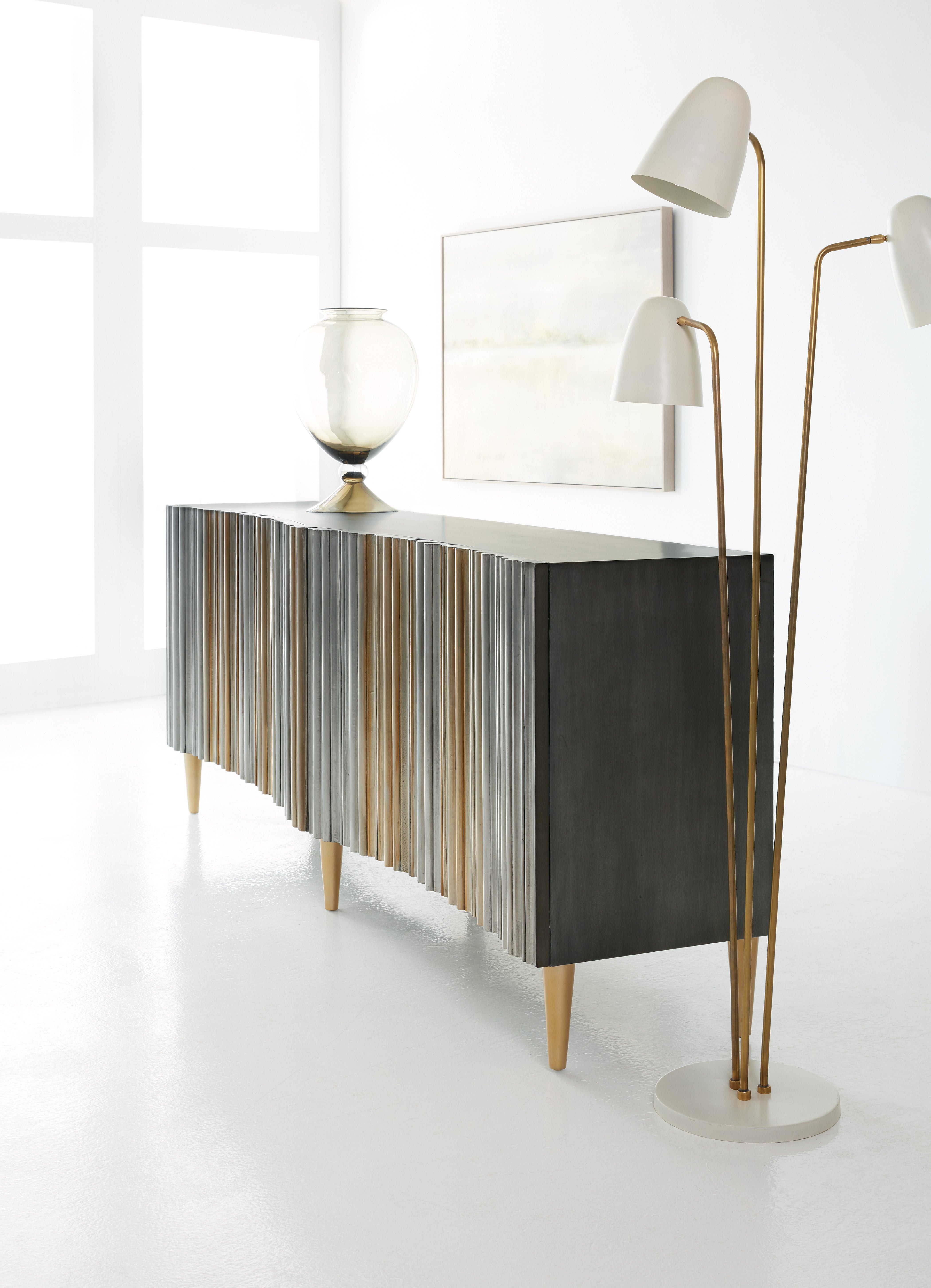 Hooker Furniture Melange Apollo Credenza in Gold