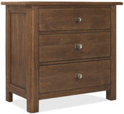 Hooker Furniture Driftwood Three-Drawer Nightstand