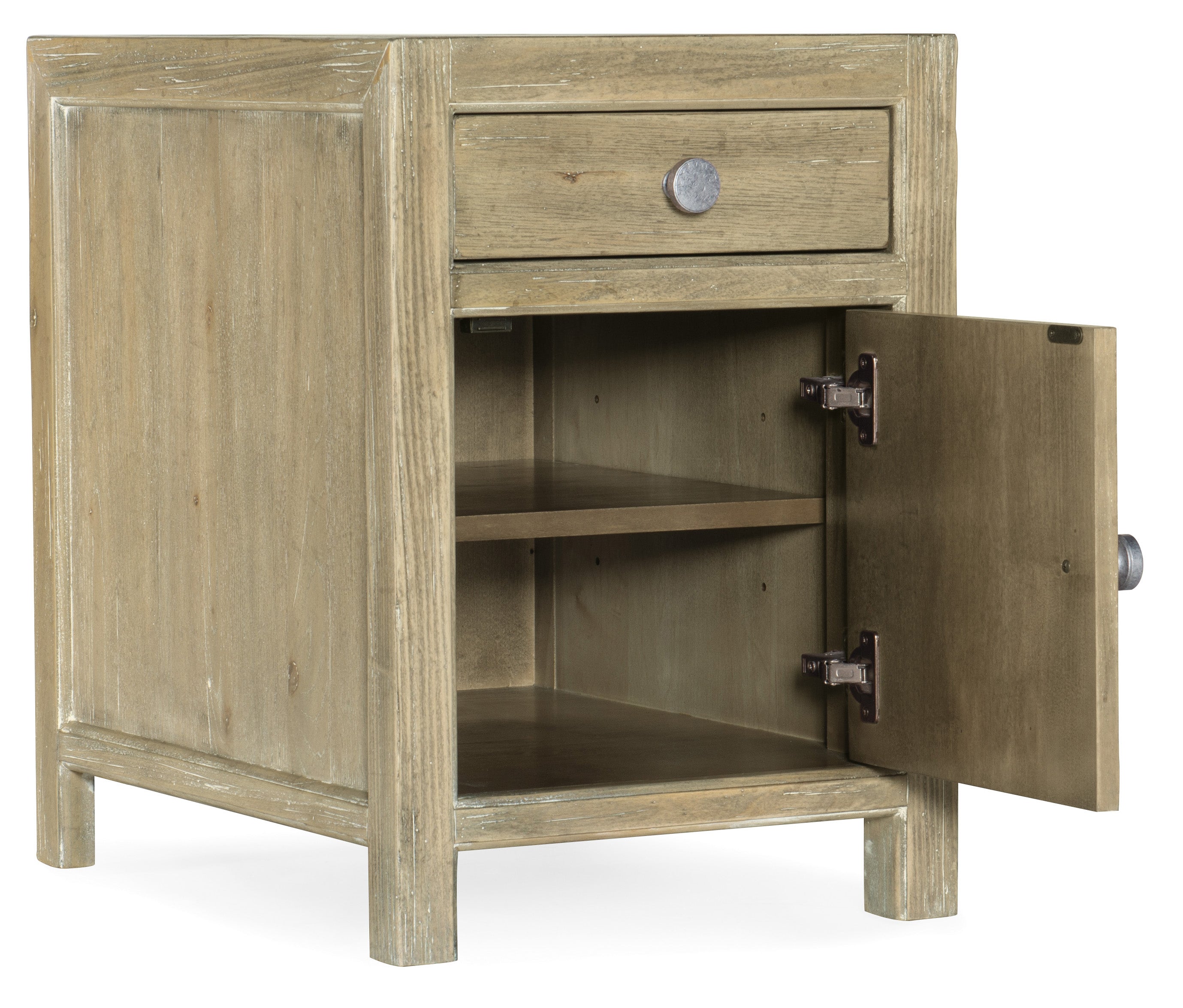 Hooker Furniture Surfrider Chairside Chest in Light Brown