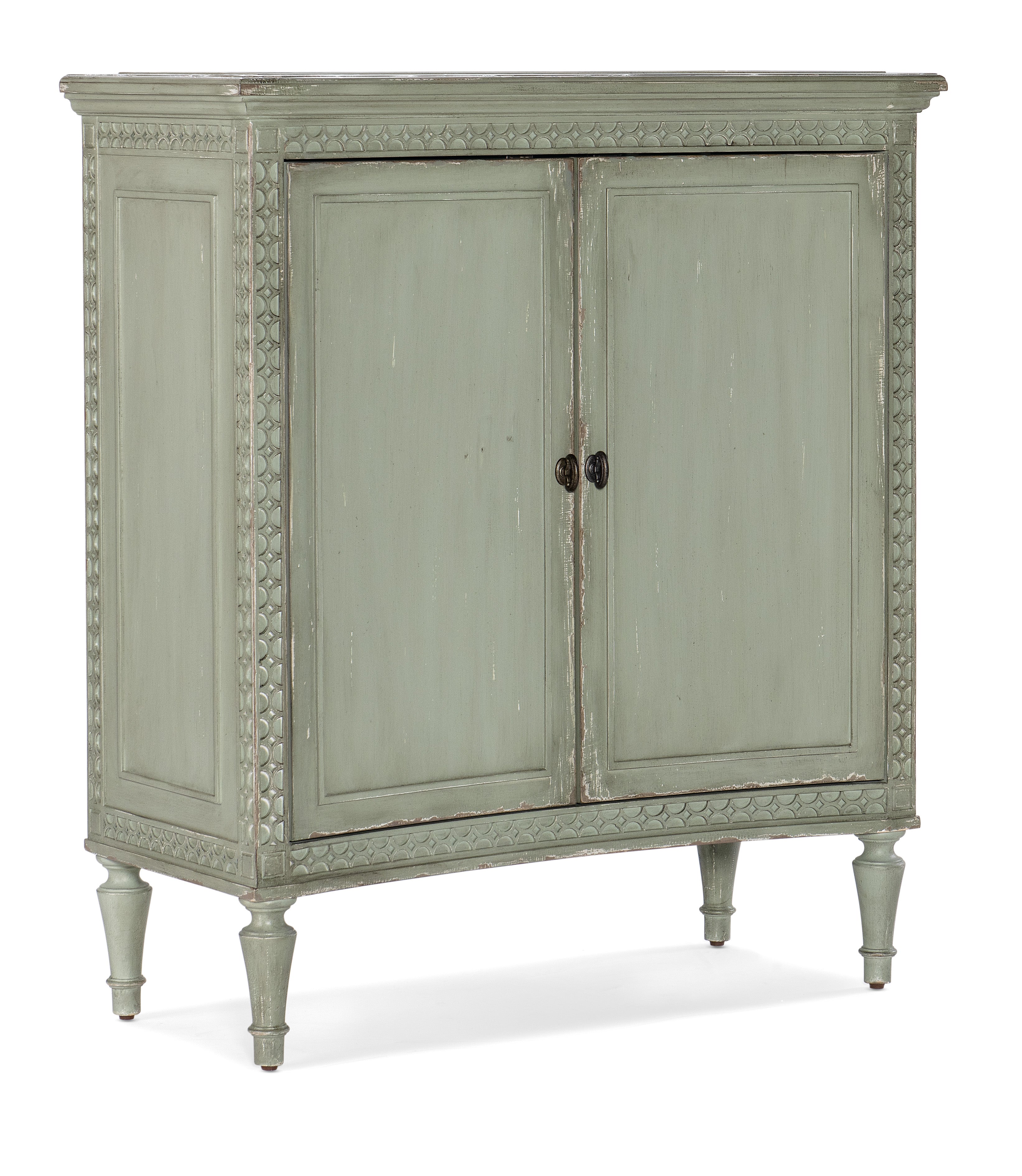 Hooker Furniture Charleston Two-Door Accent Chest in Greens