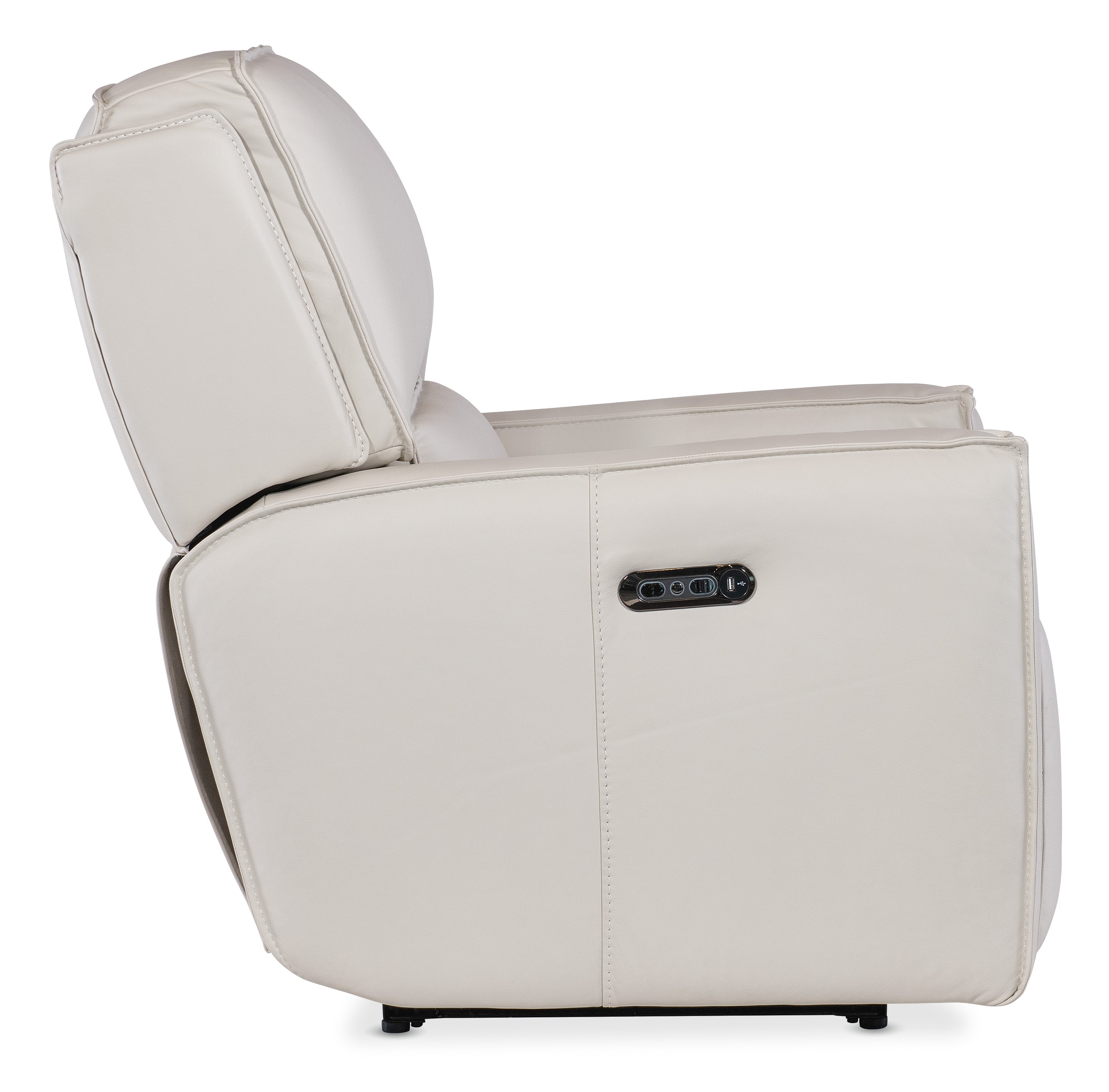 Hooker Furniture Miles Zero Gravity Power Recliner with Power Headrest in Grey