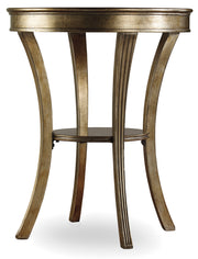 Hooker Furniture Sanctuary Round Mirrored Accent Table - Visage in Gold