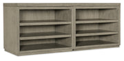 Hooker Furniture Linville Falls 72" Credenza with Two Open Desk Cabinets
