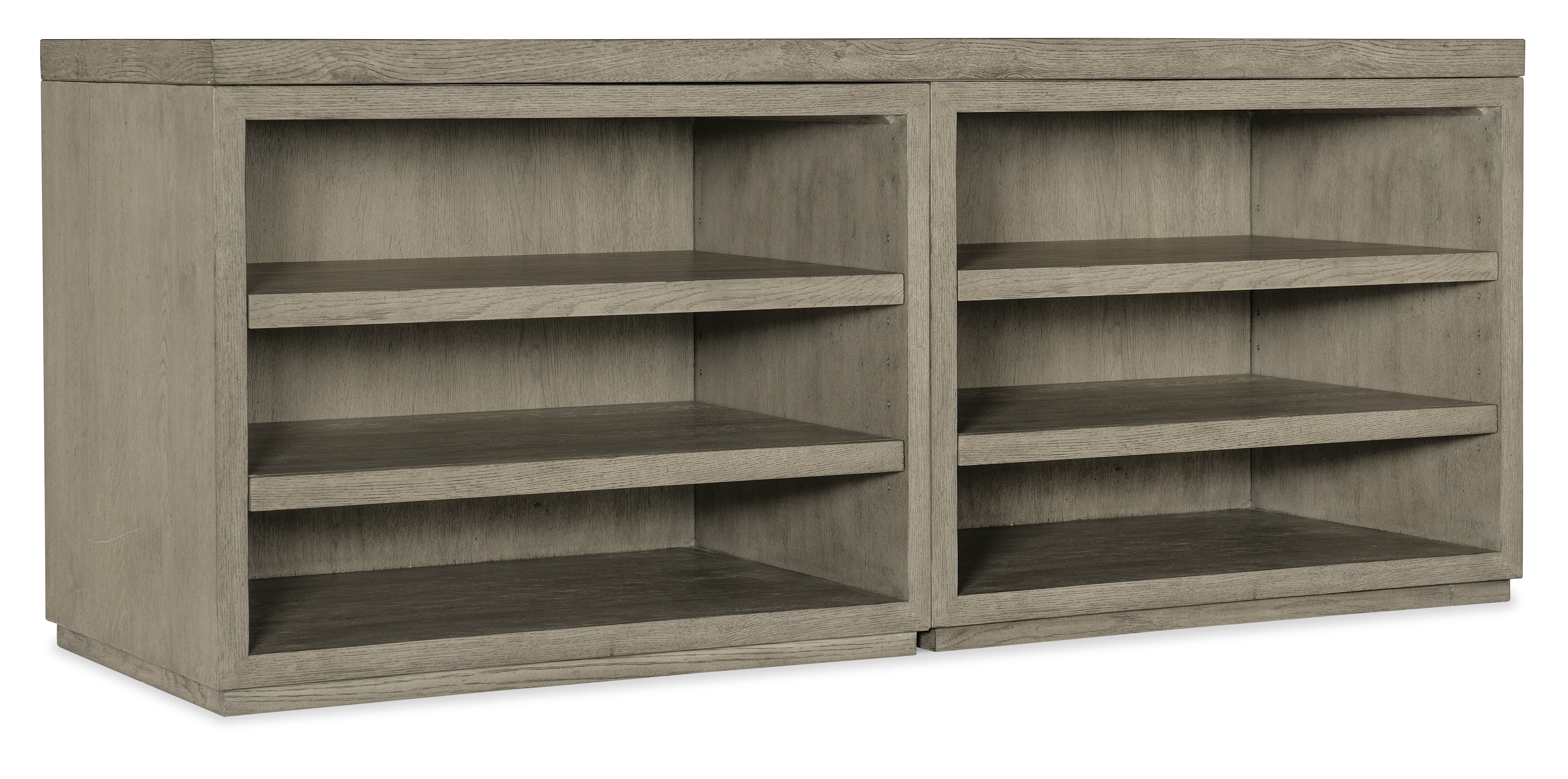 Hooker Furniture Linville Falls 72" Credenza with Two Open Desk Cabinets