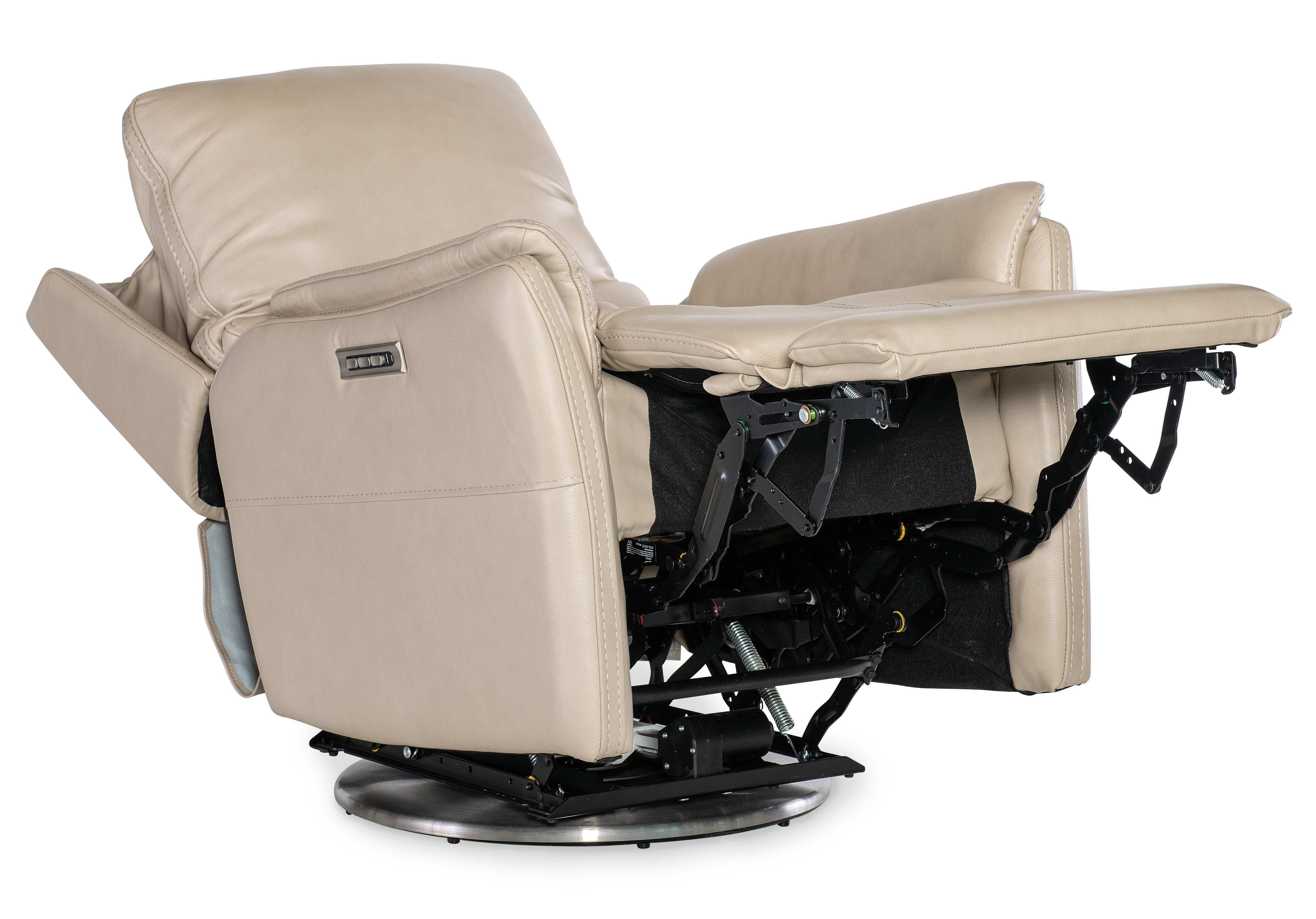 Hooker Furniture Soiree Zero Gravity Swivel with Power Headrest & Lumbar in Beige