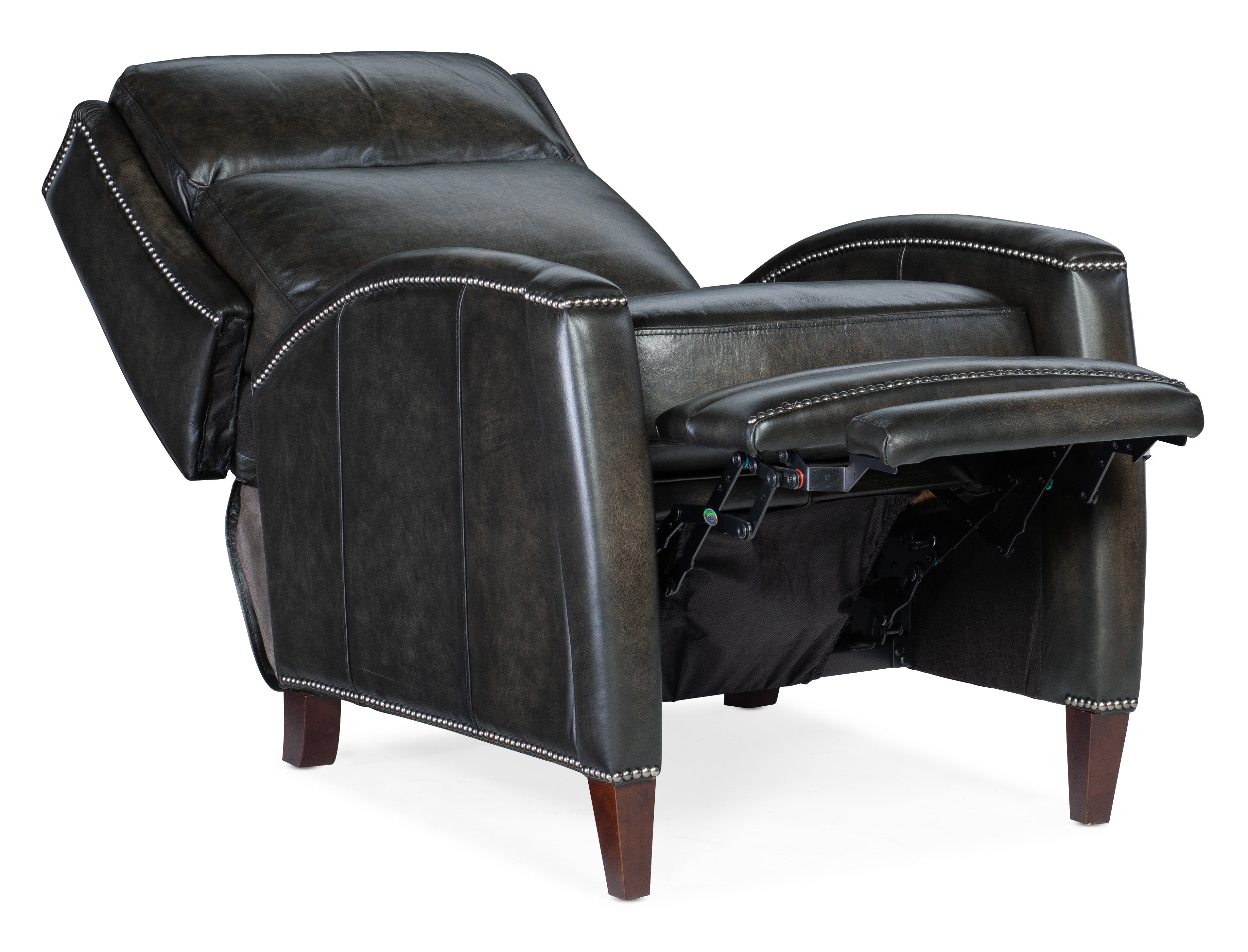 Hooker Furniture Declan Manual Push Back Recliner in Brown