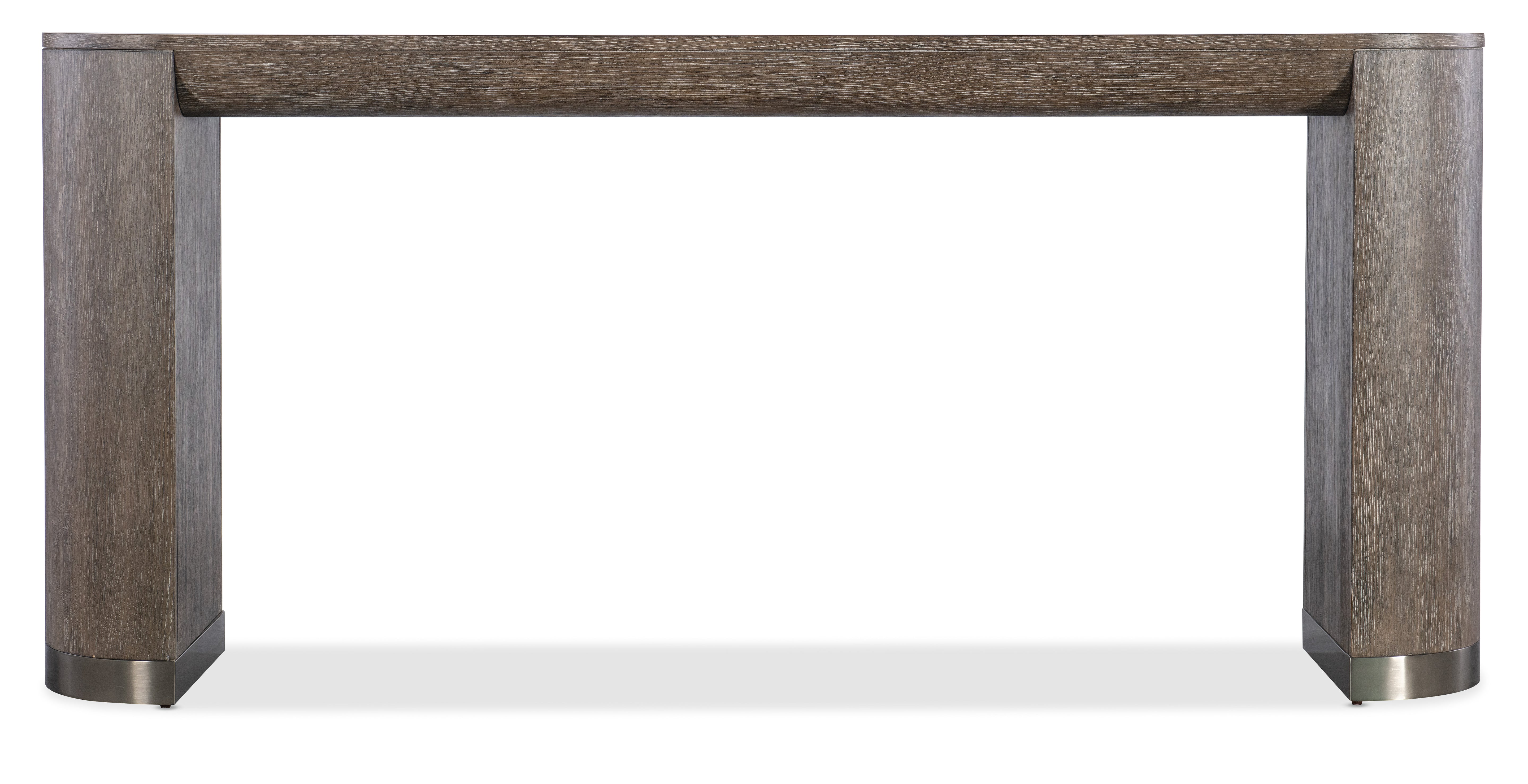 Hooker Furniture Modern Mood Console Table in Medium Brown