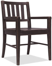 Hooker Furniture Driftwood Splatback Arm Chair