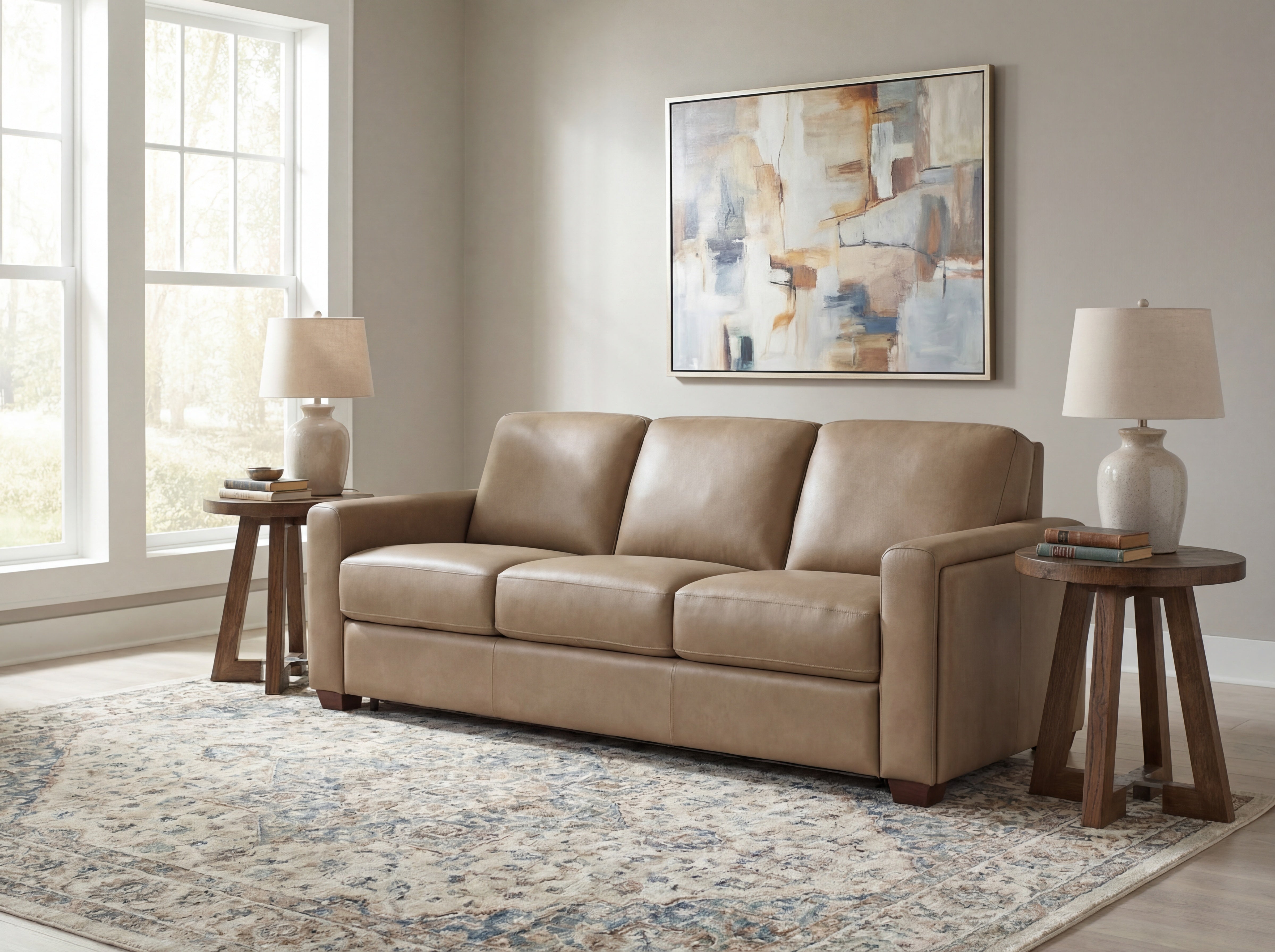 Hooker Furniture Griffin Queen Sleeper Sofa in Brown