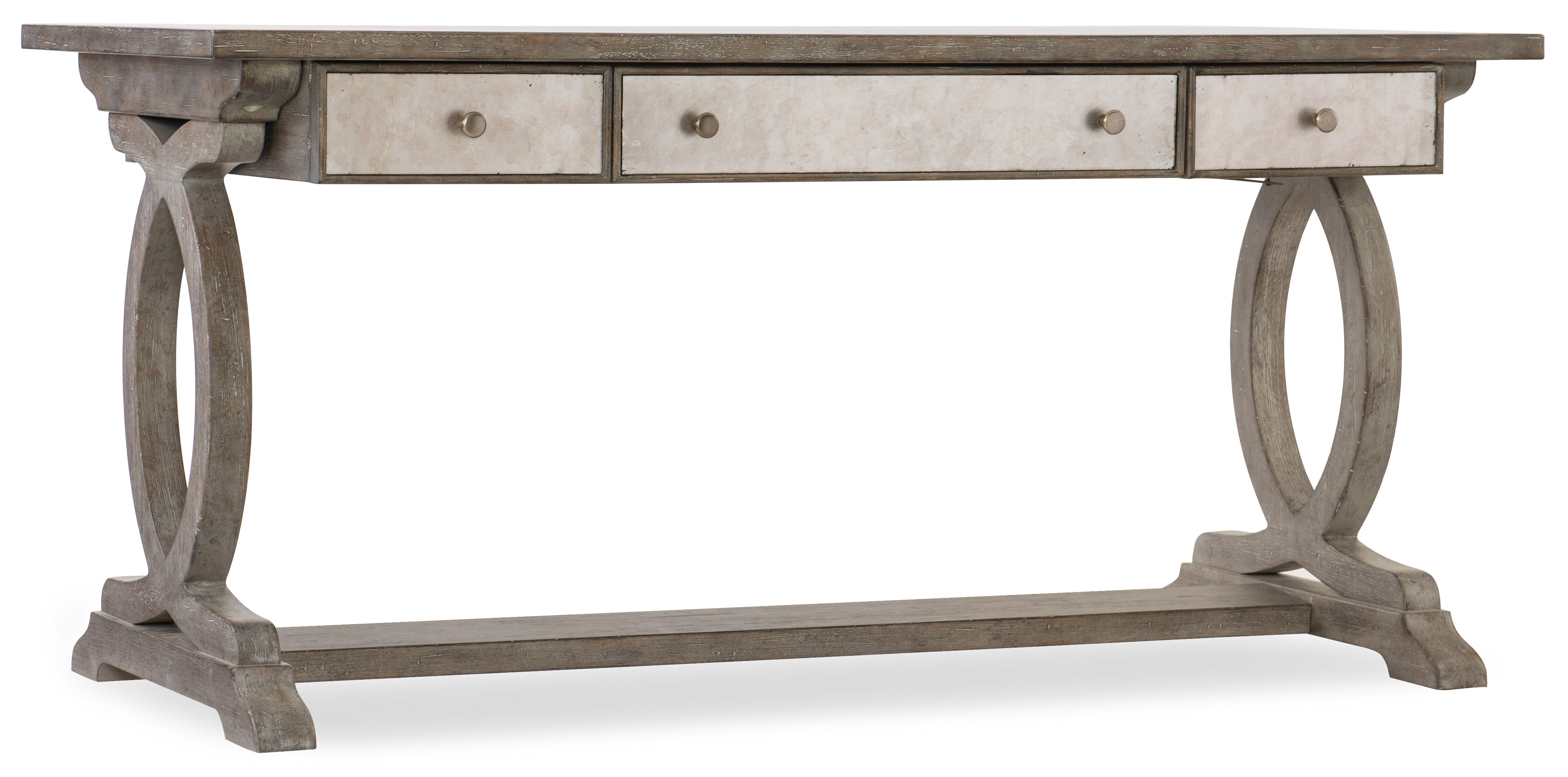 Hooker Furniture Rustic Glam Trestle Desk