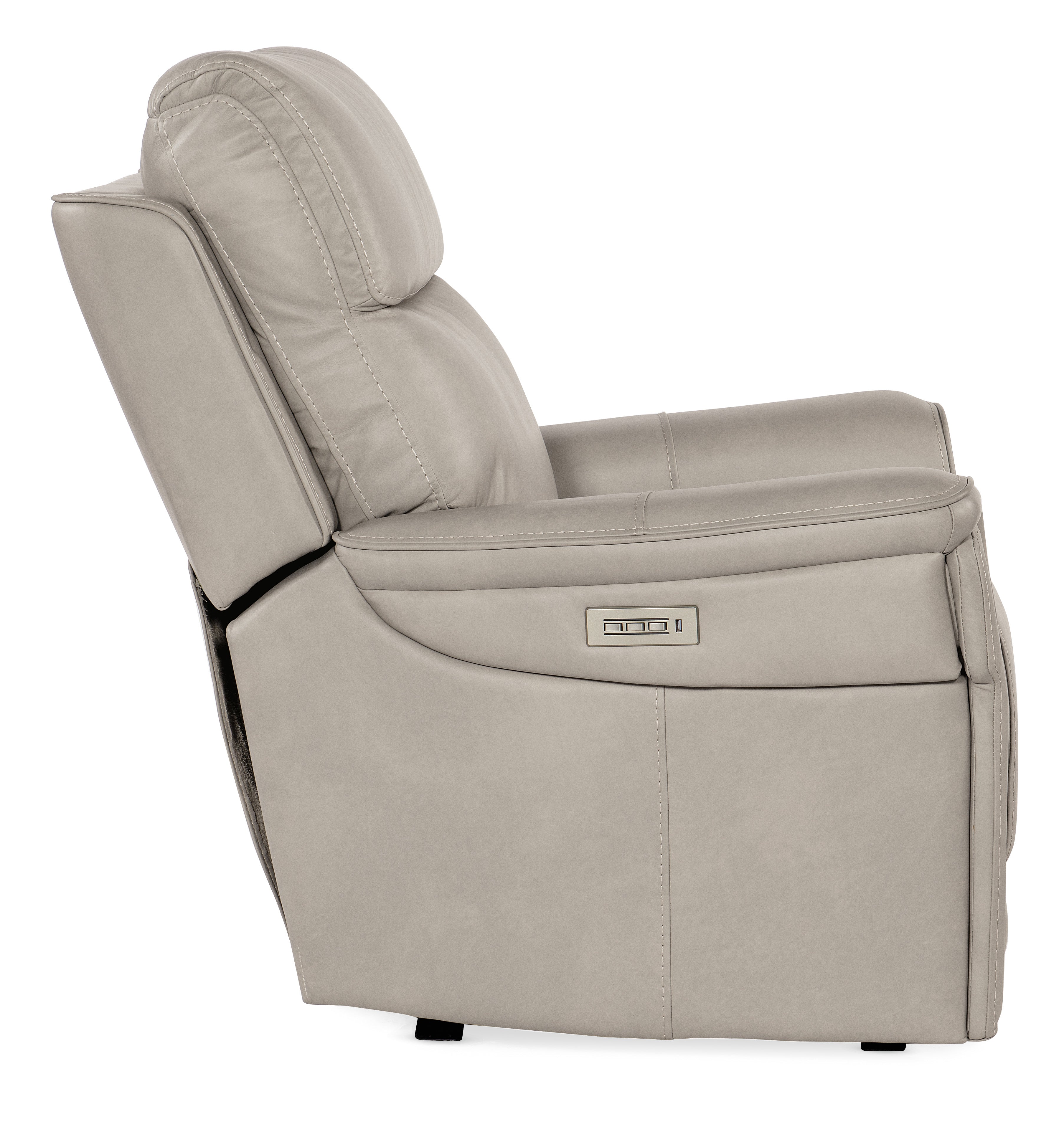 Hooker Furniture Lyra Zero Gravity Power Recliner with Power Headrest and Lumbar in Light Gray