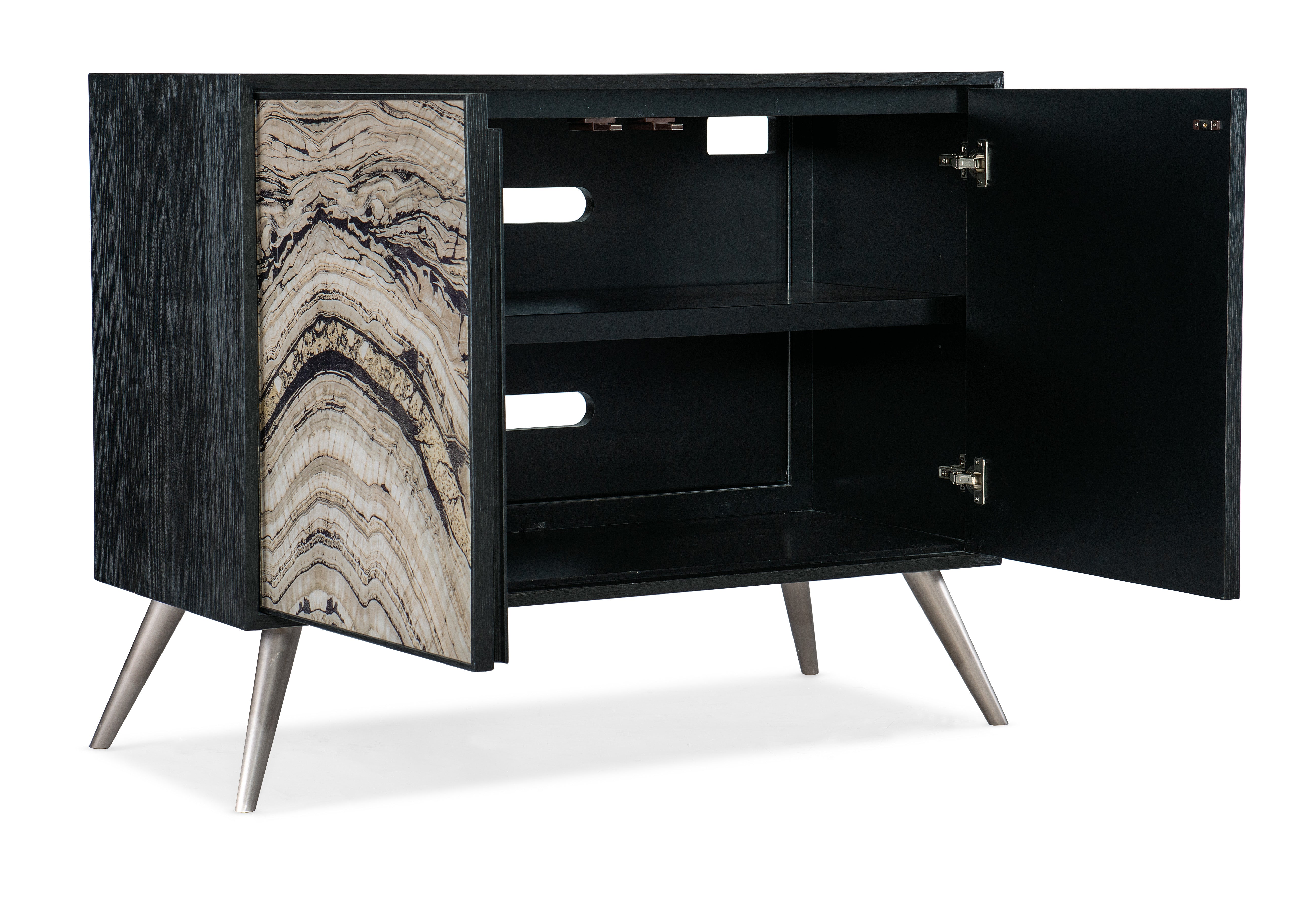 Hooker Furniture Melange Rockee Two Door Chest in Black