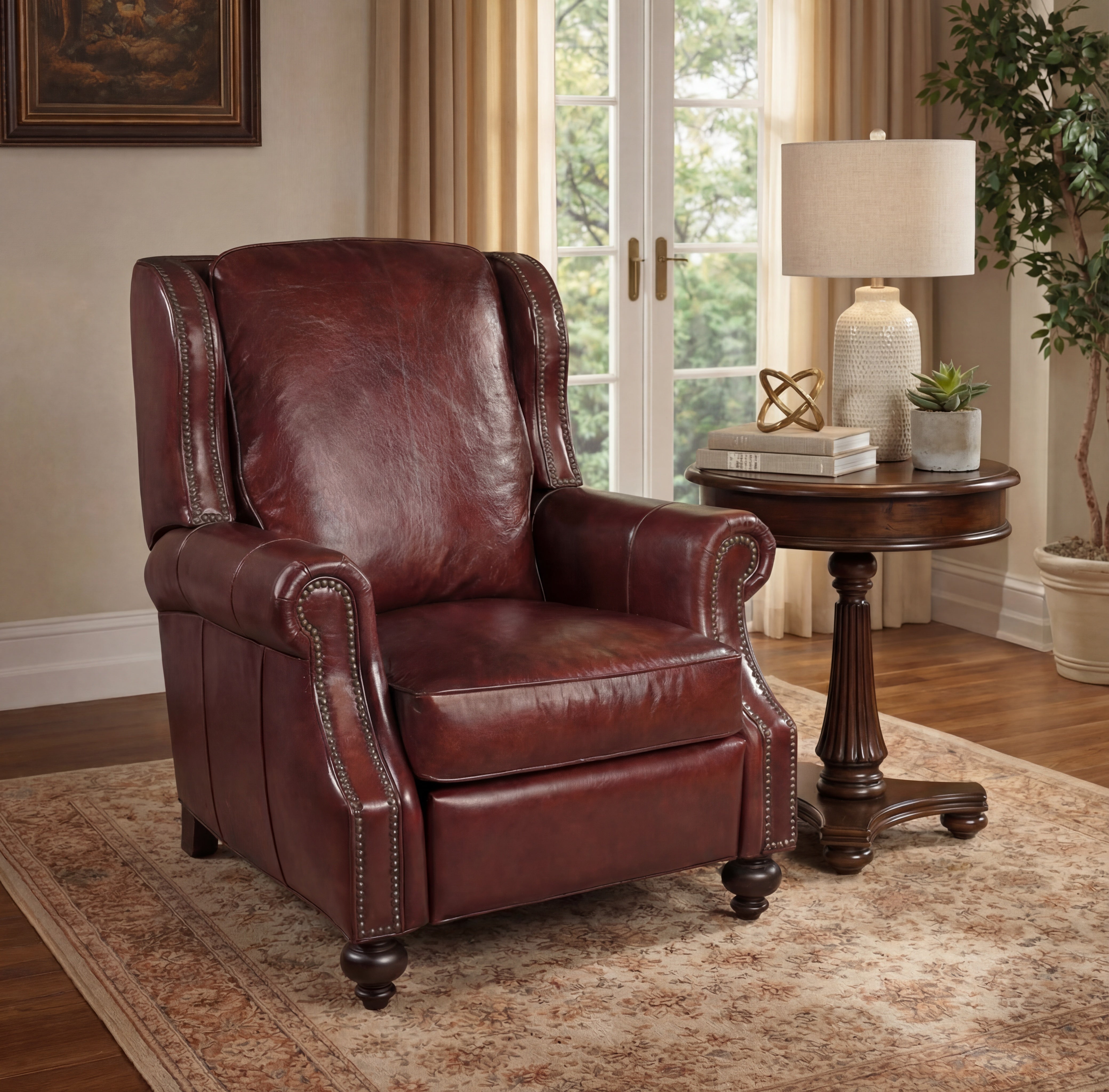 Hooker Furniture Drake Recliner in Red
