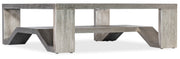 Hooker Furniture Melange Saber Cocktail Table in Silvers