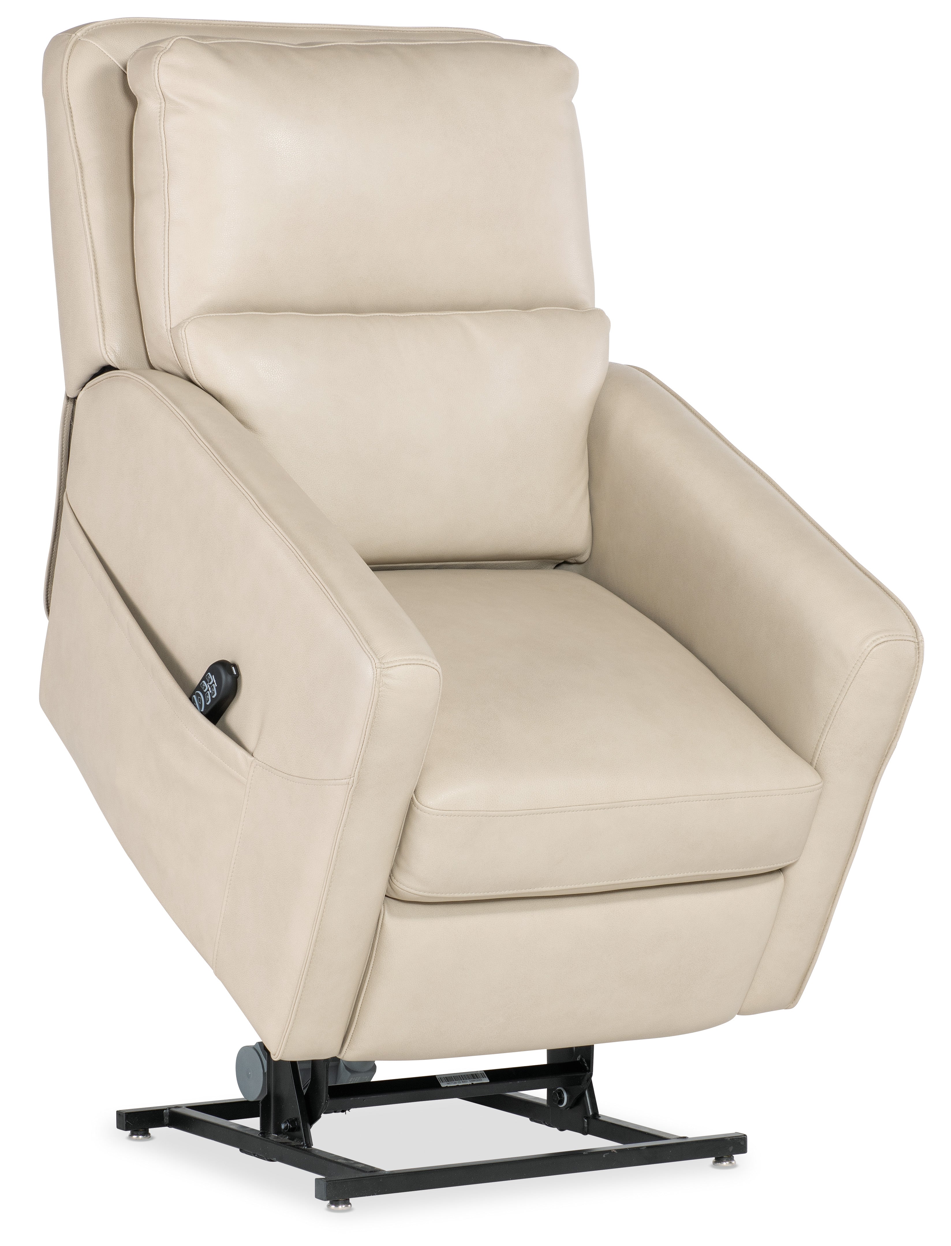 Hooker Furniture Flynn Power Recliner w/ Power Headrest, Lumbar, and Lift in Beige